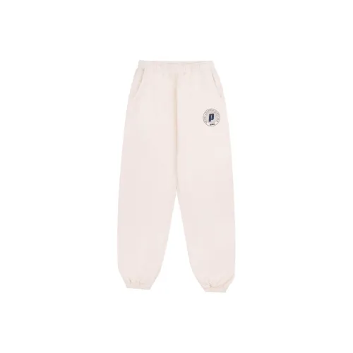 SPORTY & RICH Экрю Женские Повседневные Брюки