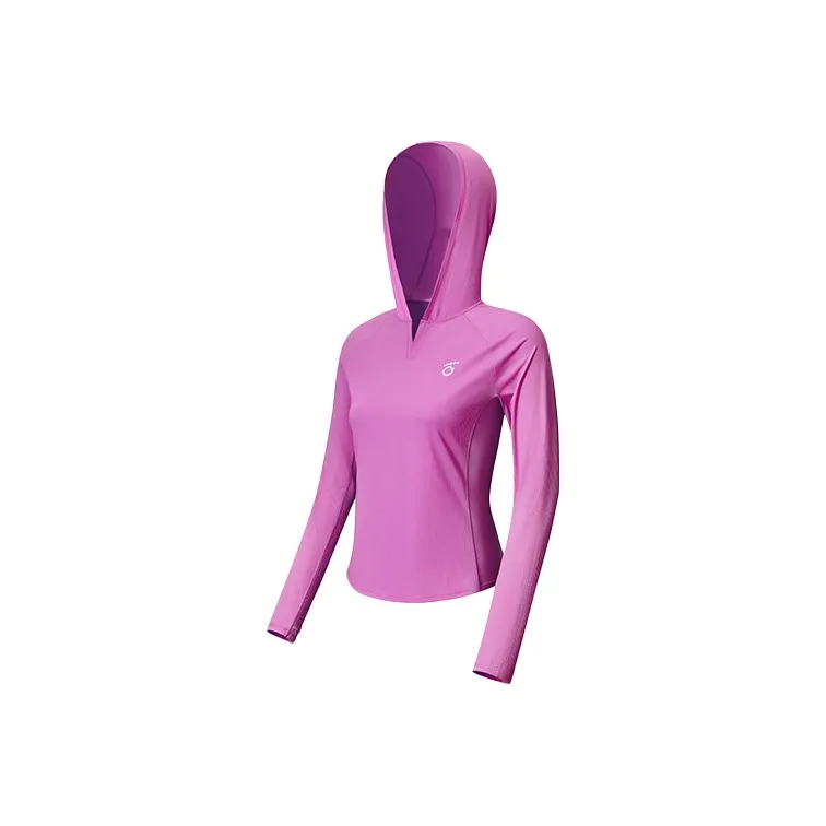 Macondo Дышащая Быстросохнущая Защита от UV Женская Ультра Ярко-фиолетовая