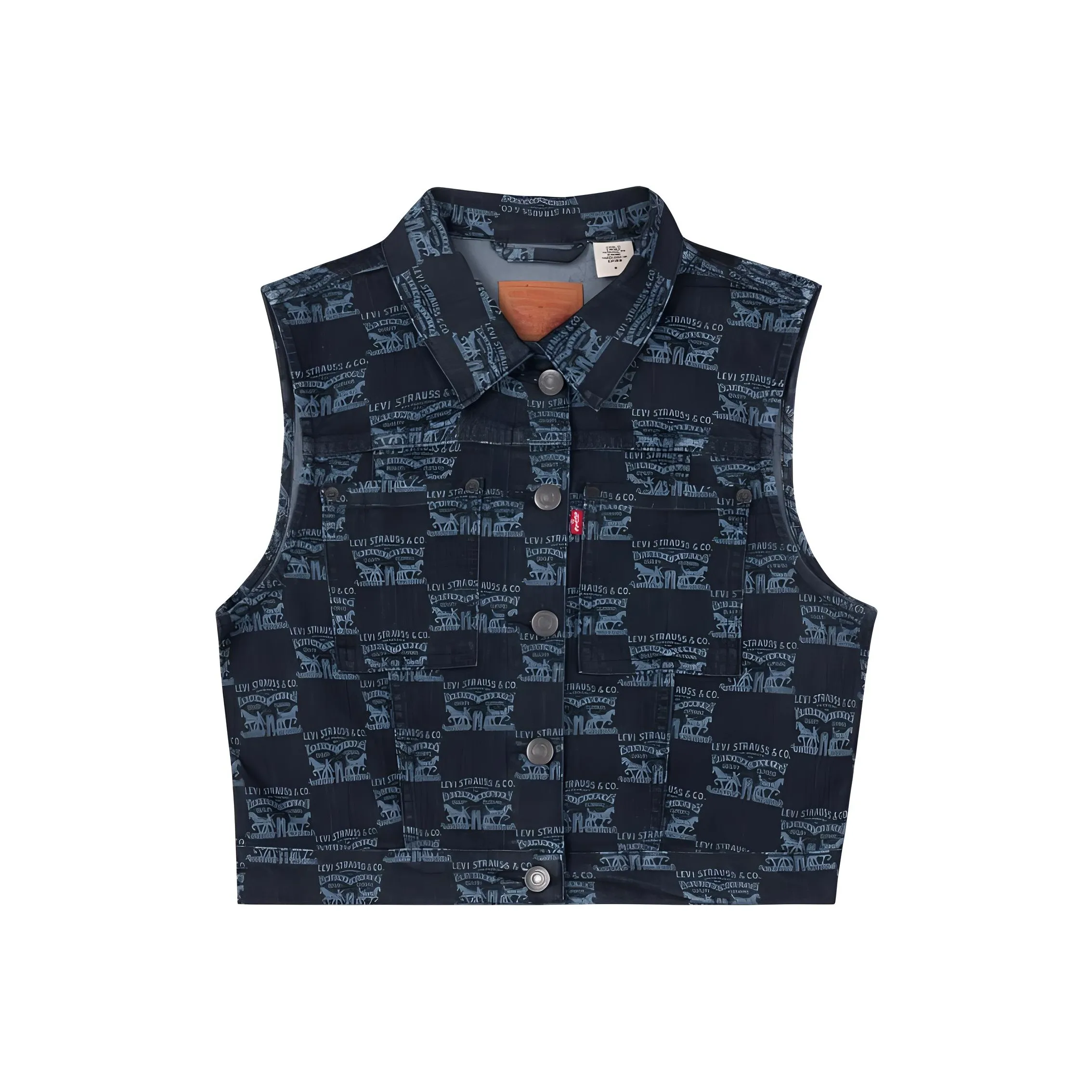 Levis Темно-синий Женские Жилеты