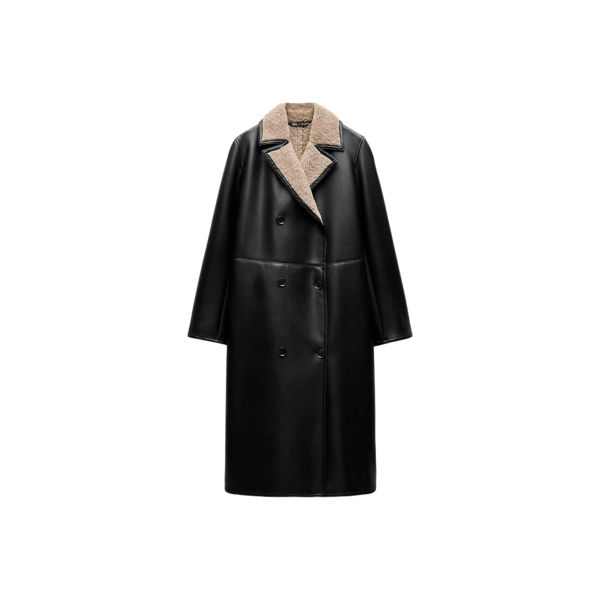 ZARA ZW Series Coats Women's Black