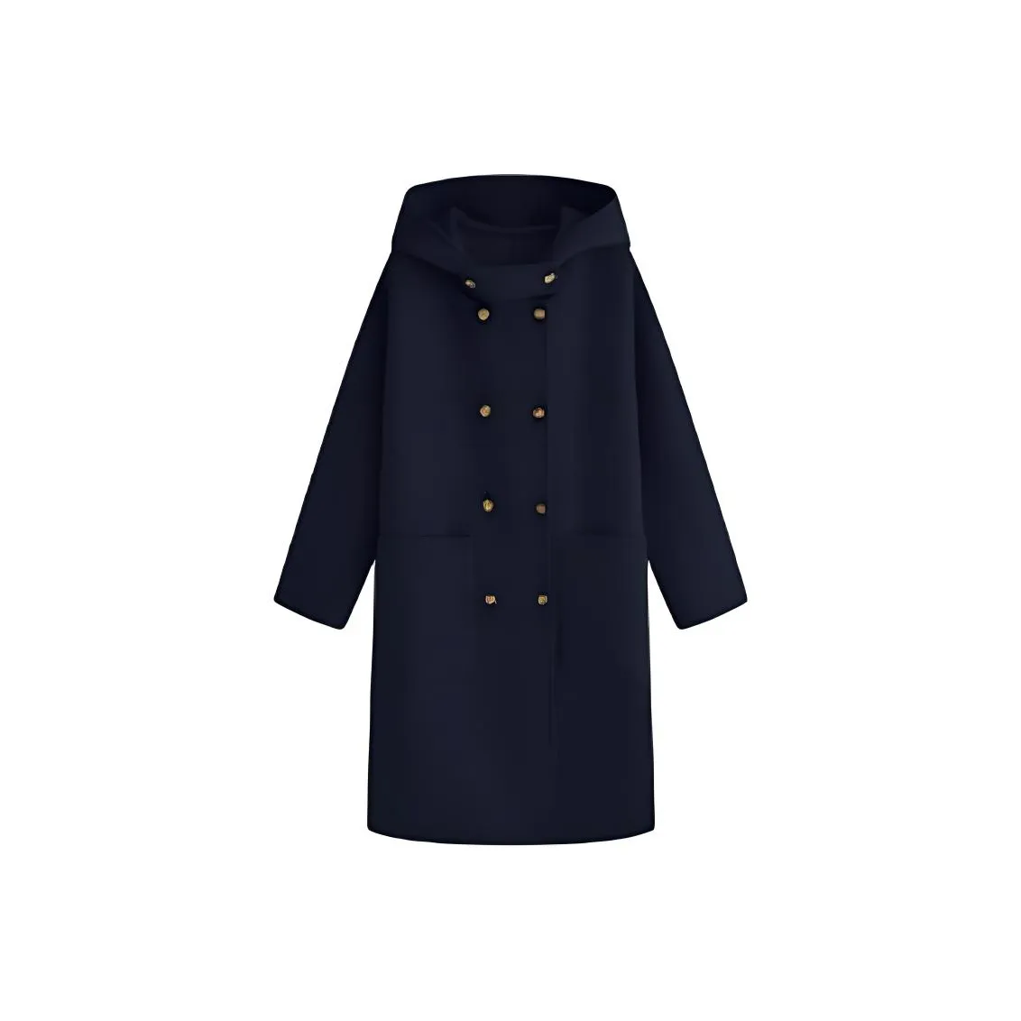 Juden Choi Пальто Женское Темно-Серое