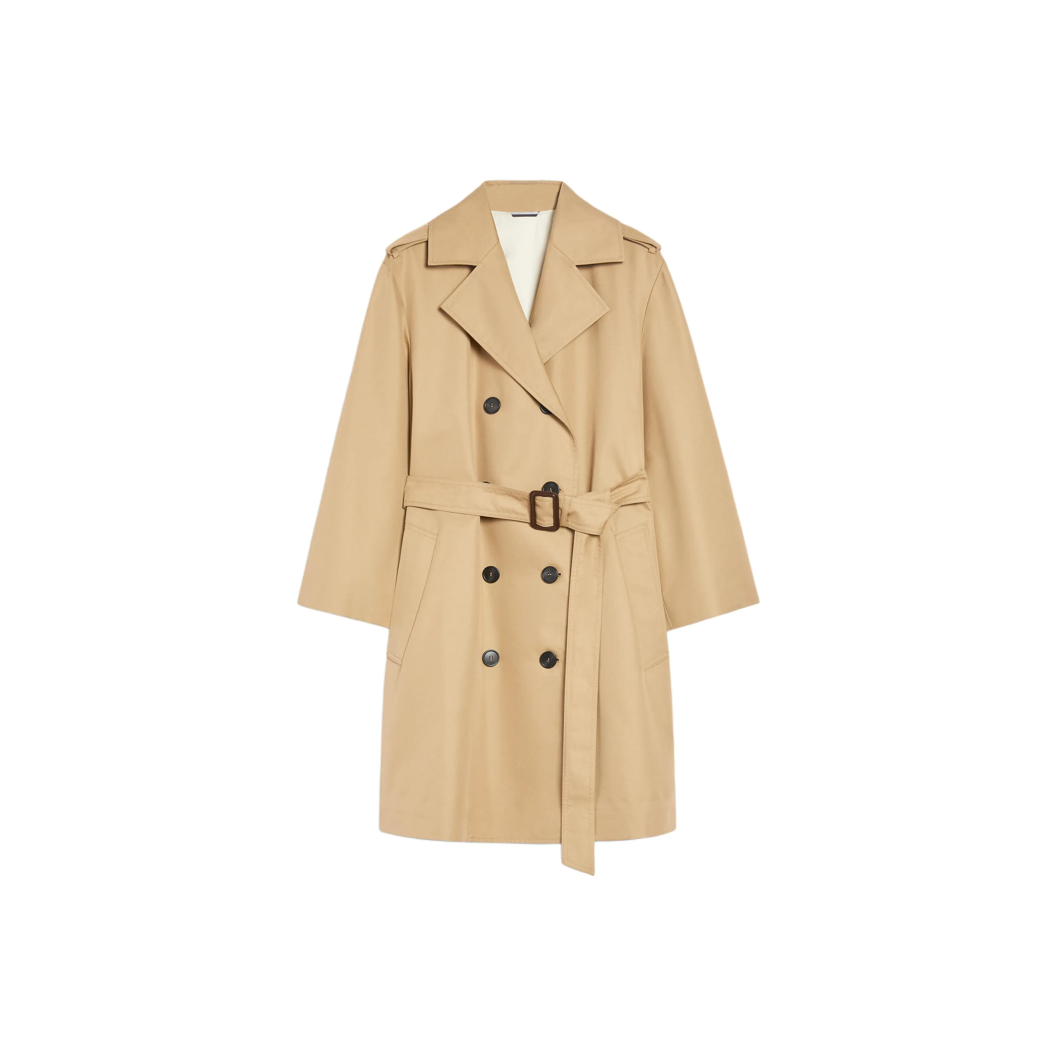 WEEKEND MaxMara Тренчкот Женский Хаки