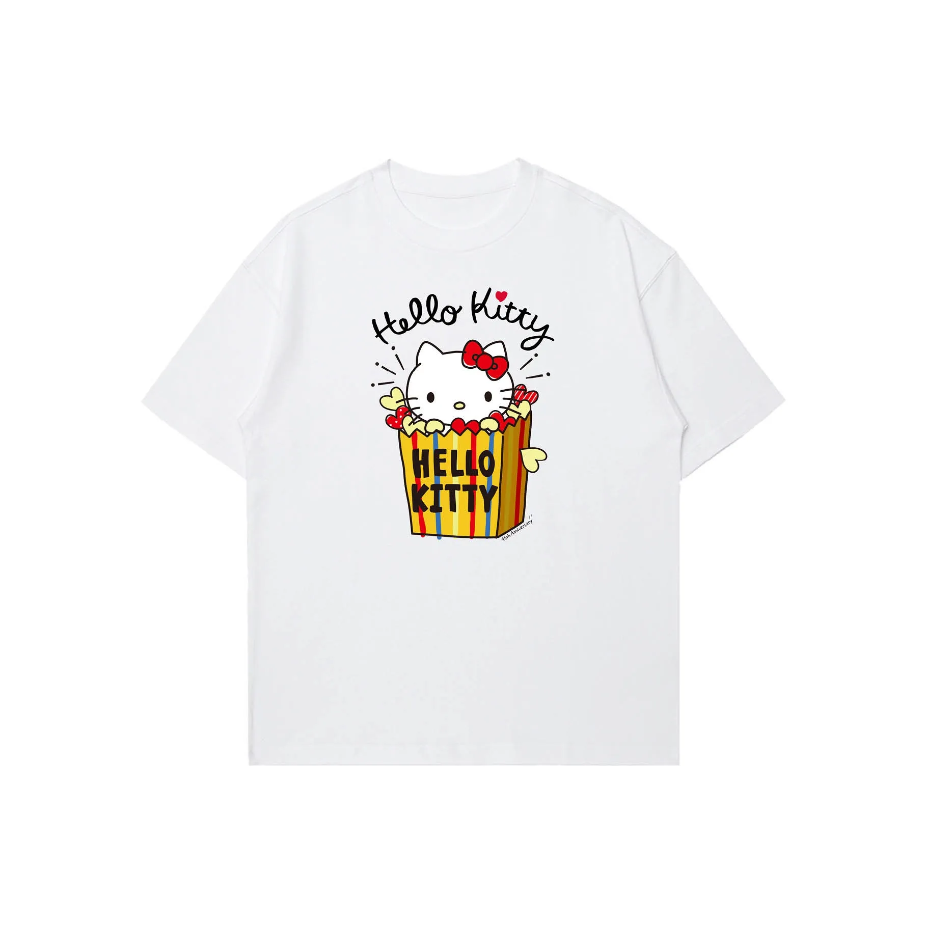 Sanrio x Hello Kitty Хелло Китти 2025 Летний T-рубашка Унисекс