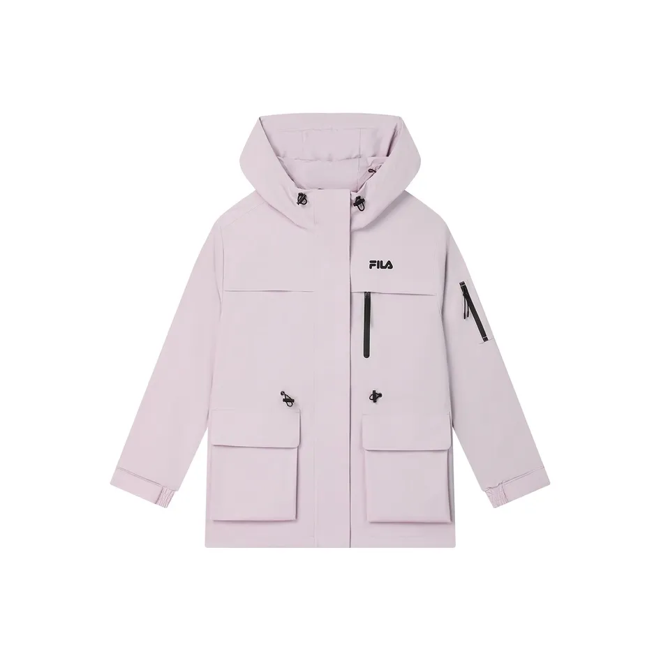 FILA Водонепроницаемый и Ветрозащитный Ветровка Женские Jingle Колокольчик Фиолетовый