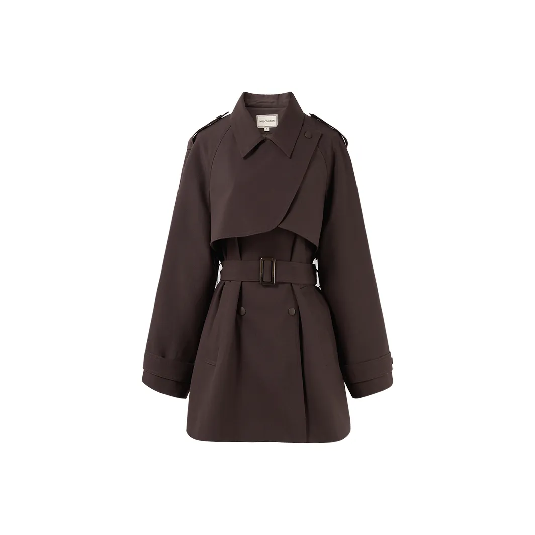 COCOON Trench Coat Women's Coffee