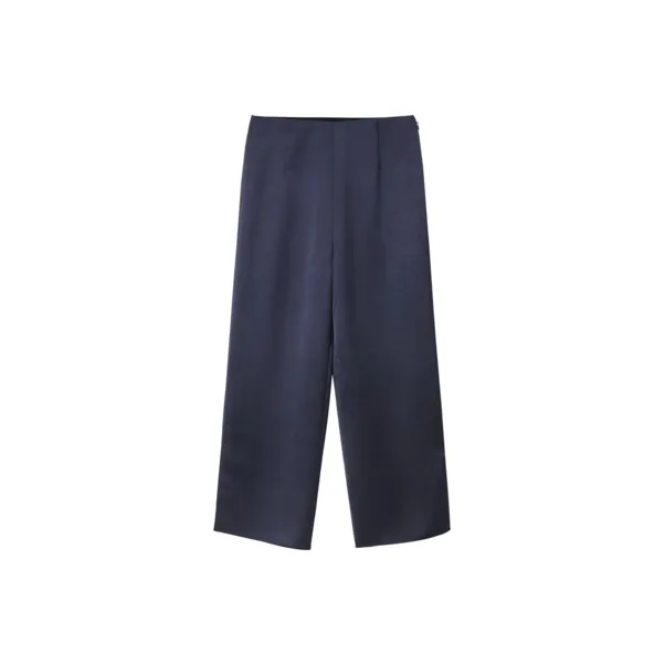 OVV Темно-синий Однотонный 12 Женские Повседневные Брюки