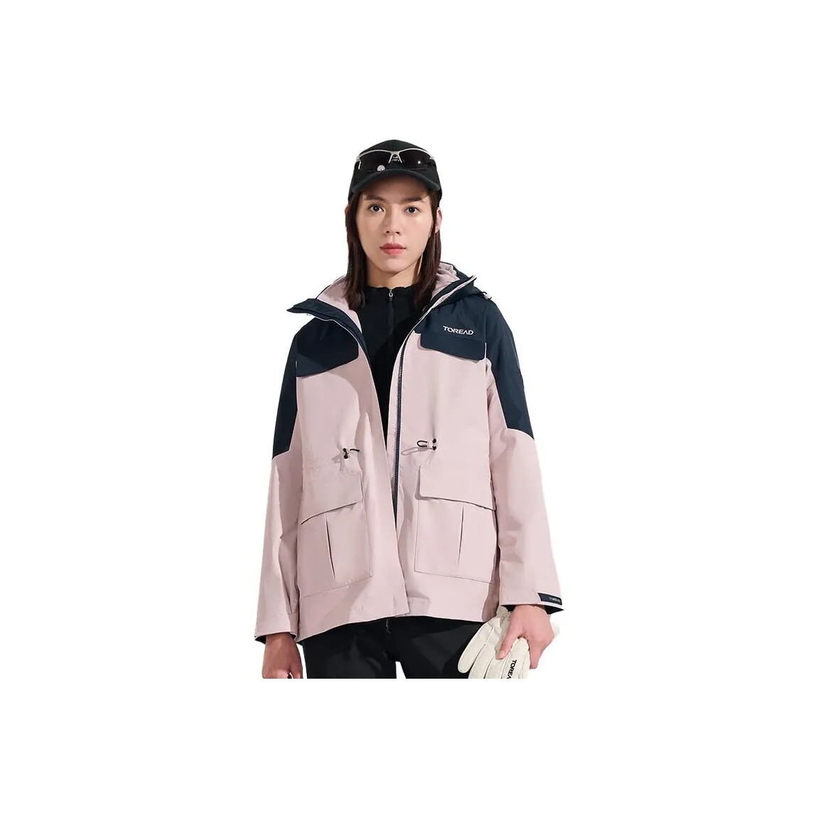 TOREAD Ветрозащитный Устойчивый к истиранию Термический Антистатический Ветровка Женская Керамика Розовый Синий