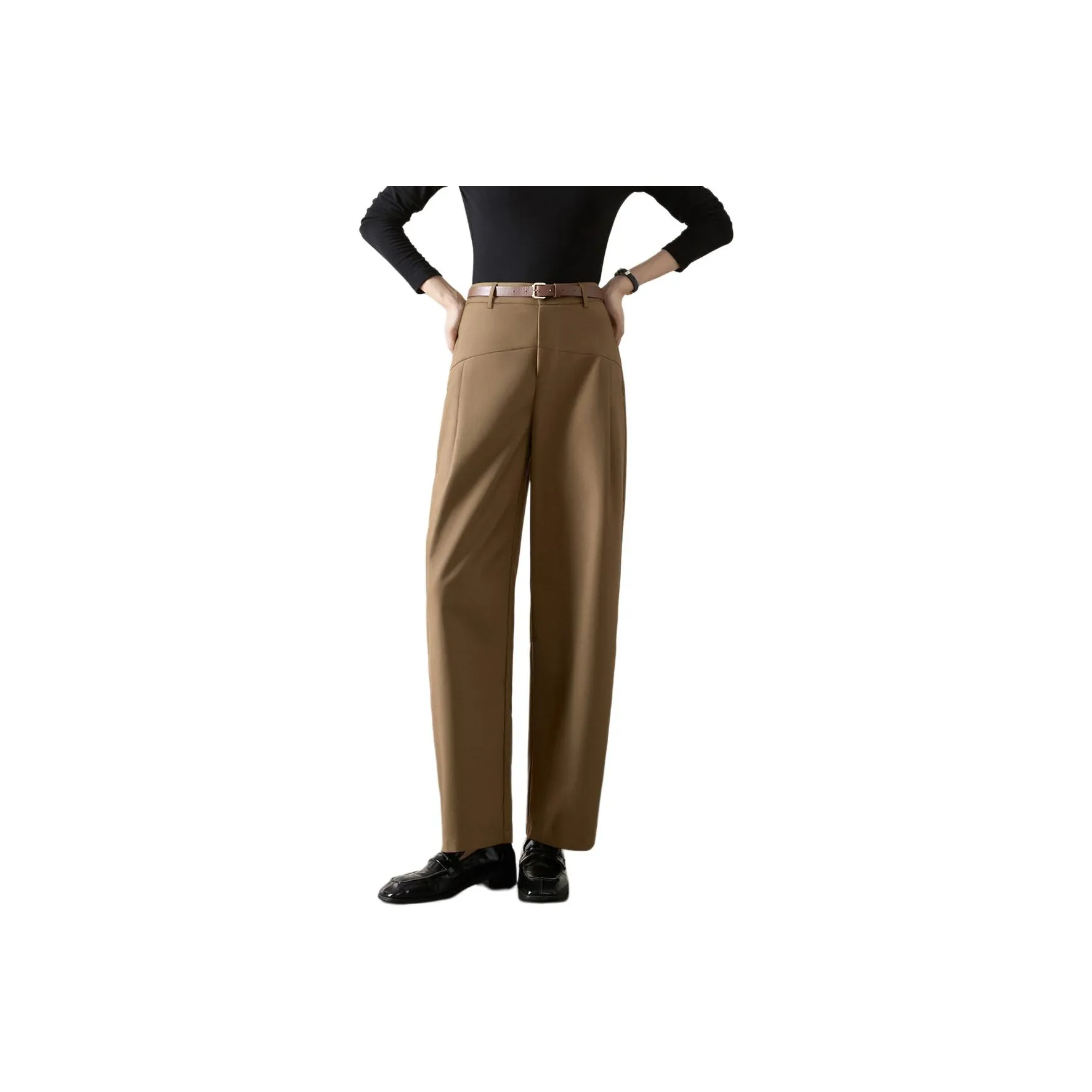 Mo Han Yi Mei Повседневные брюки Женские Хаки