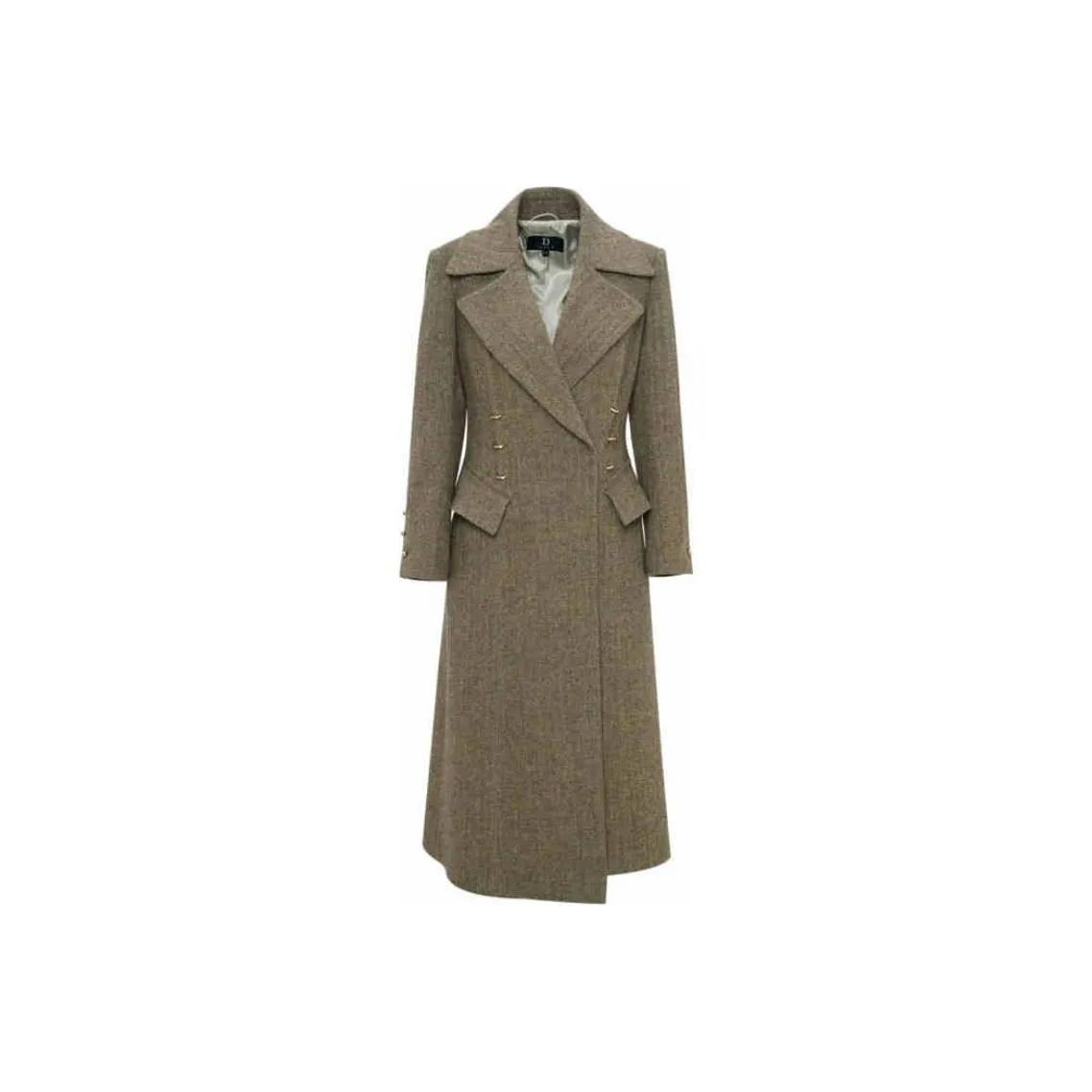IDPAN Coats Women's Yellow Green