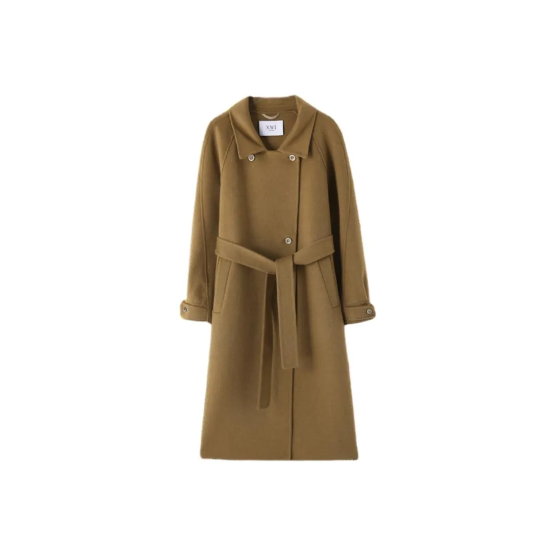 XWI Кофейно-коричневое Женское Пальто