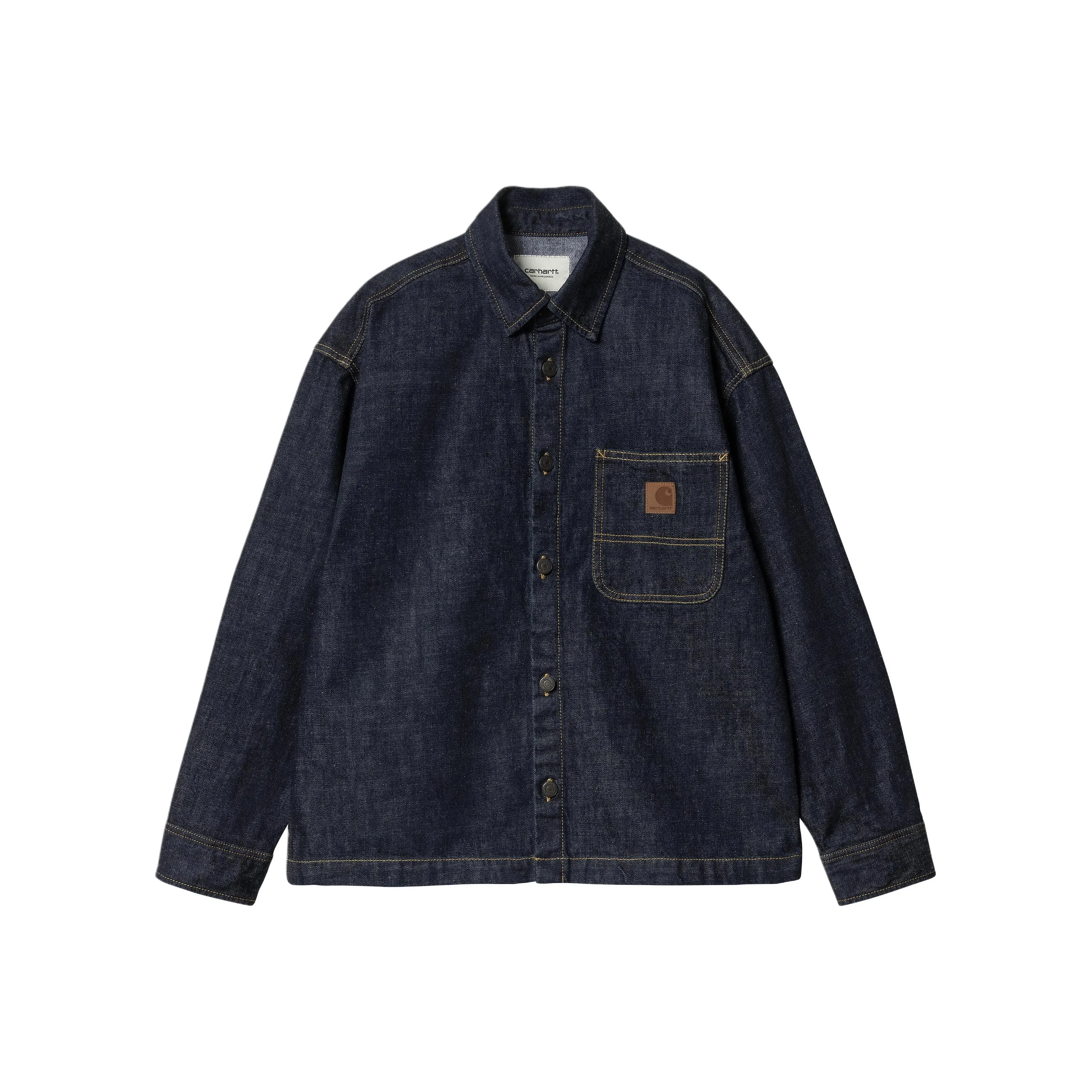 Carhartt WIP W' Lovilia Shirt Jac Denim Jacket Women's Blue