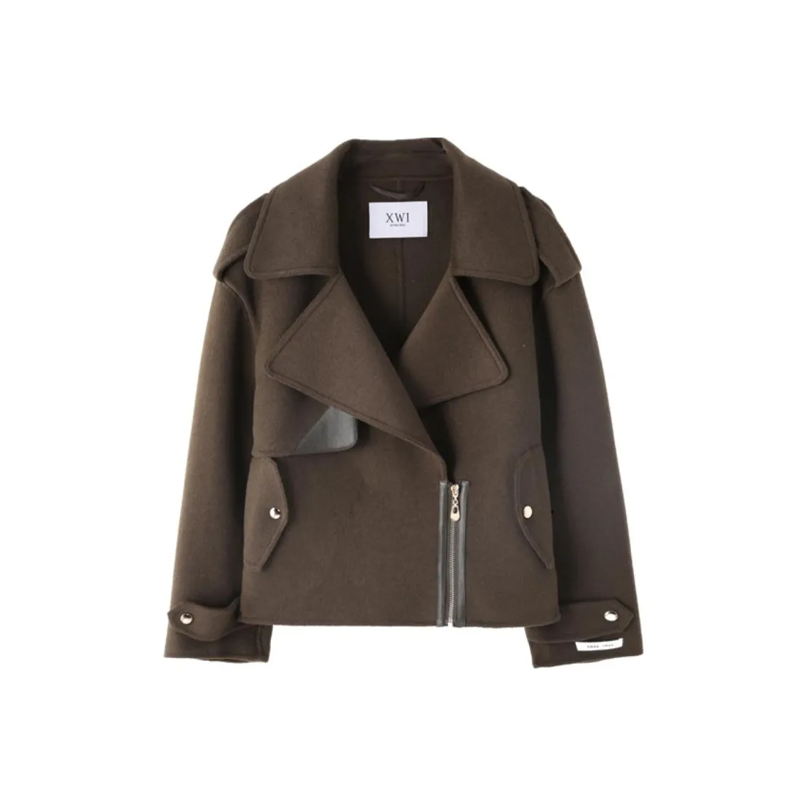 XWI Кофейно-коричневый Женский Пальто
