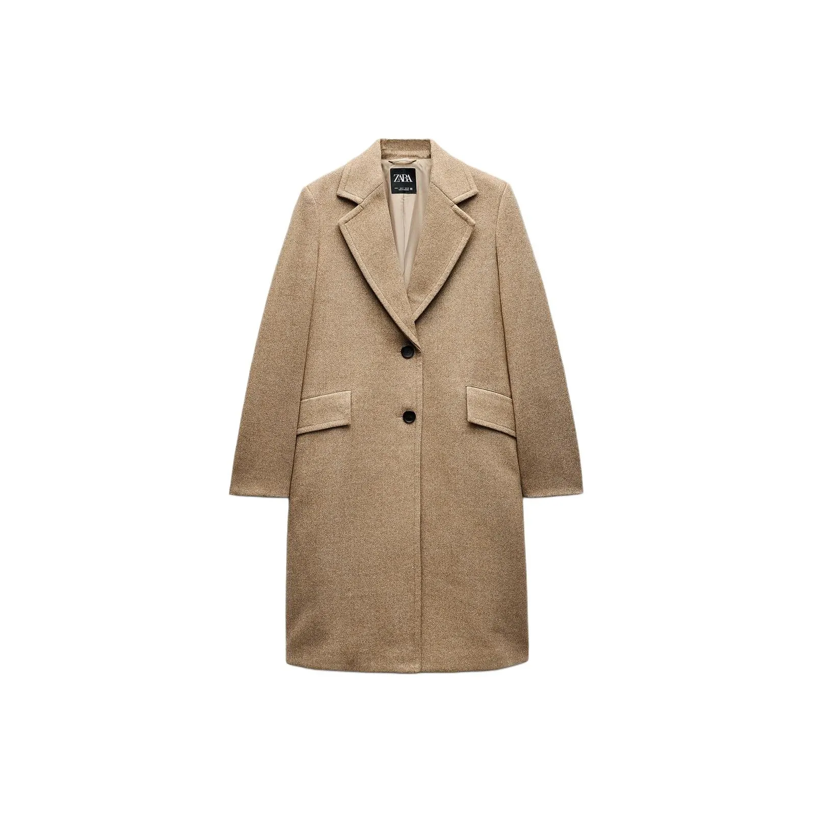 ZARA Coats Women's Brown