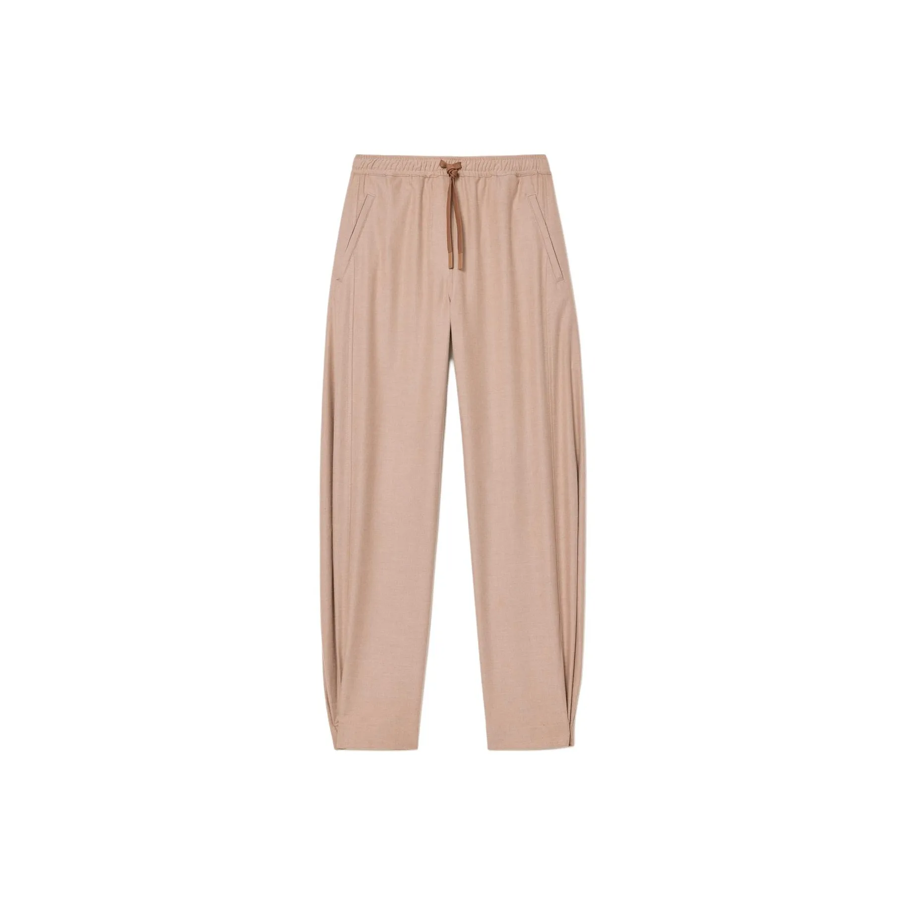 LACOSTE Collaboration Повседневные брюки Женские Бежевые