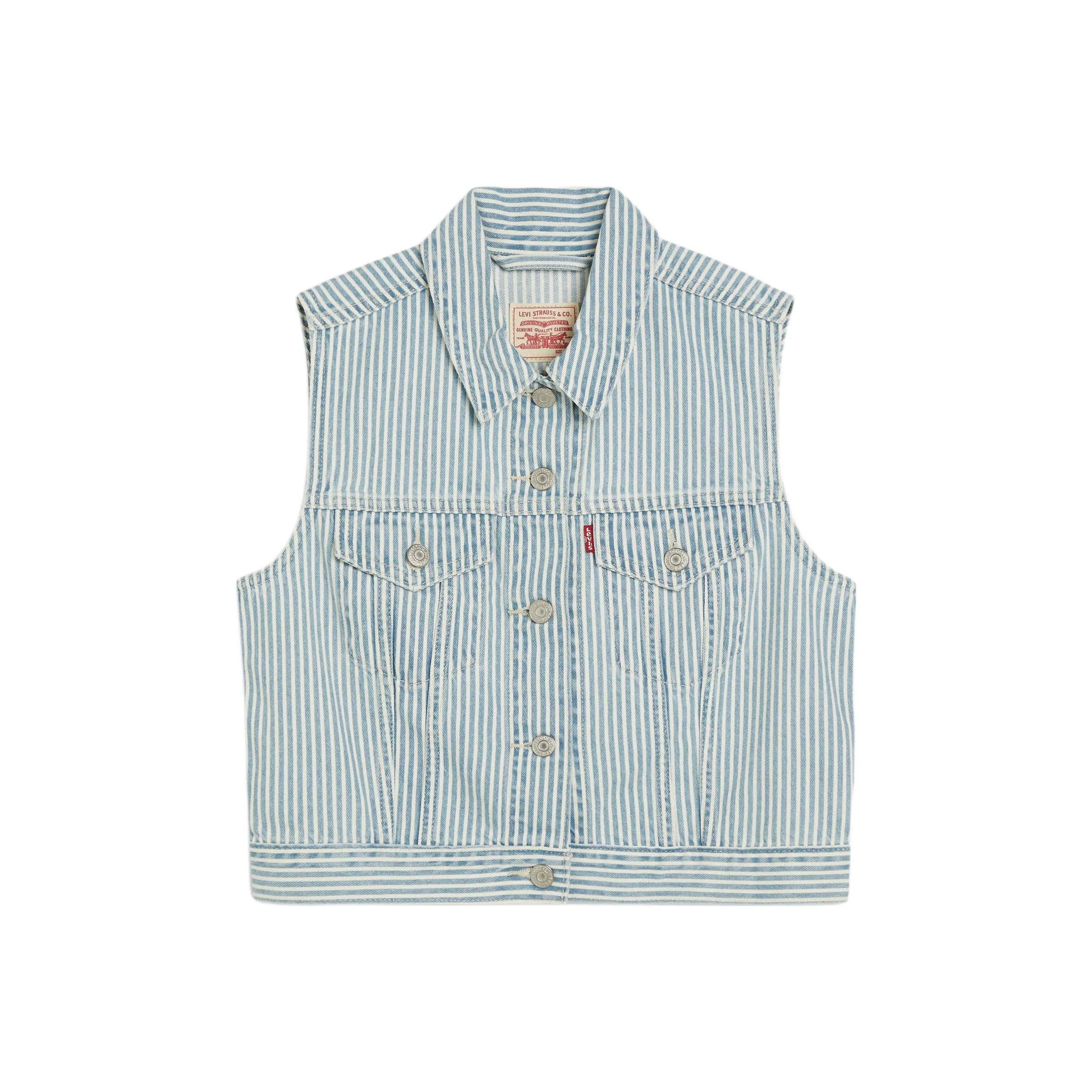 Levis Vests Women's Light Blue