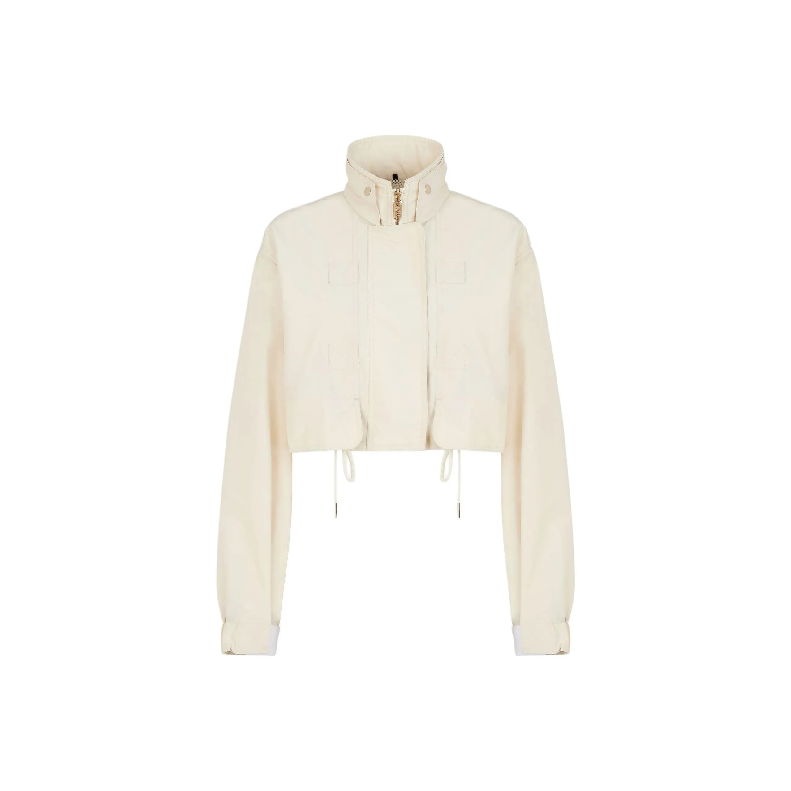 FENDI Stand up Collar Cropped Jacket