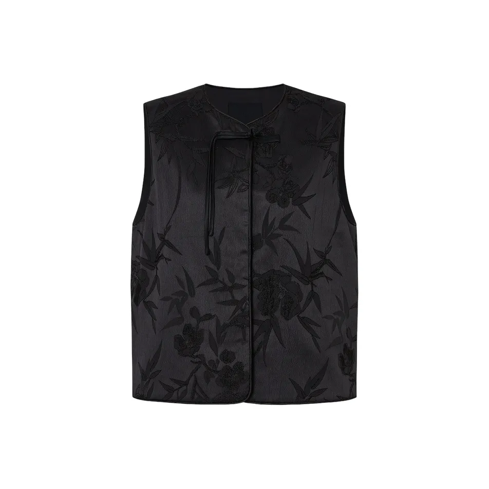 MO&CO Vests Women's Black
