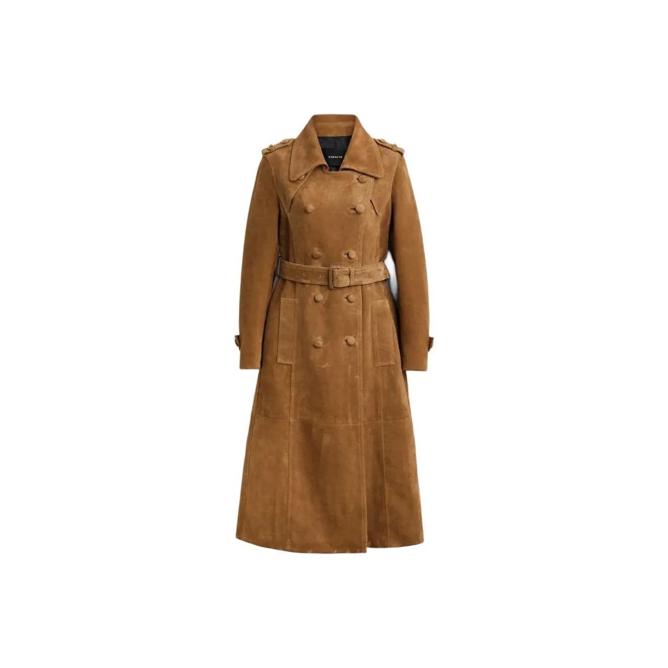 COACH FW24 Leather Jacket Women's Cedar