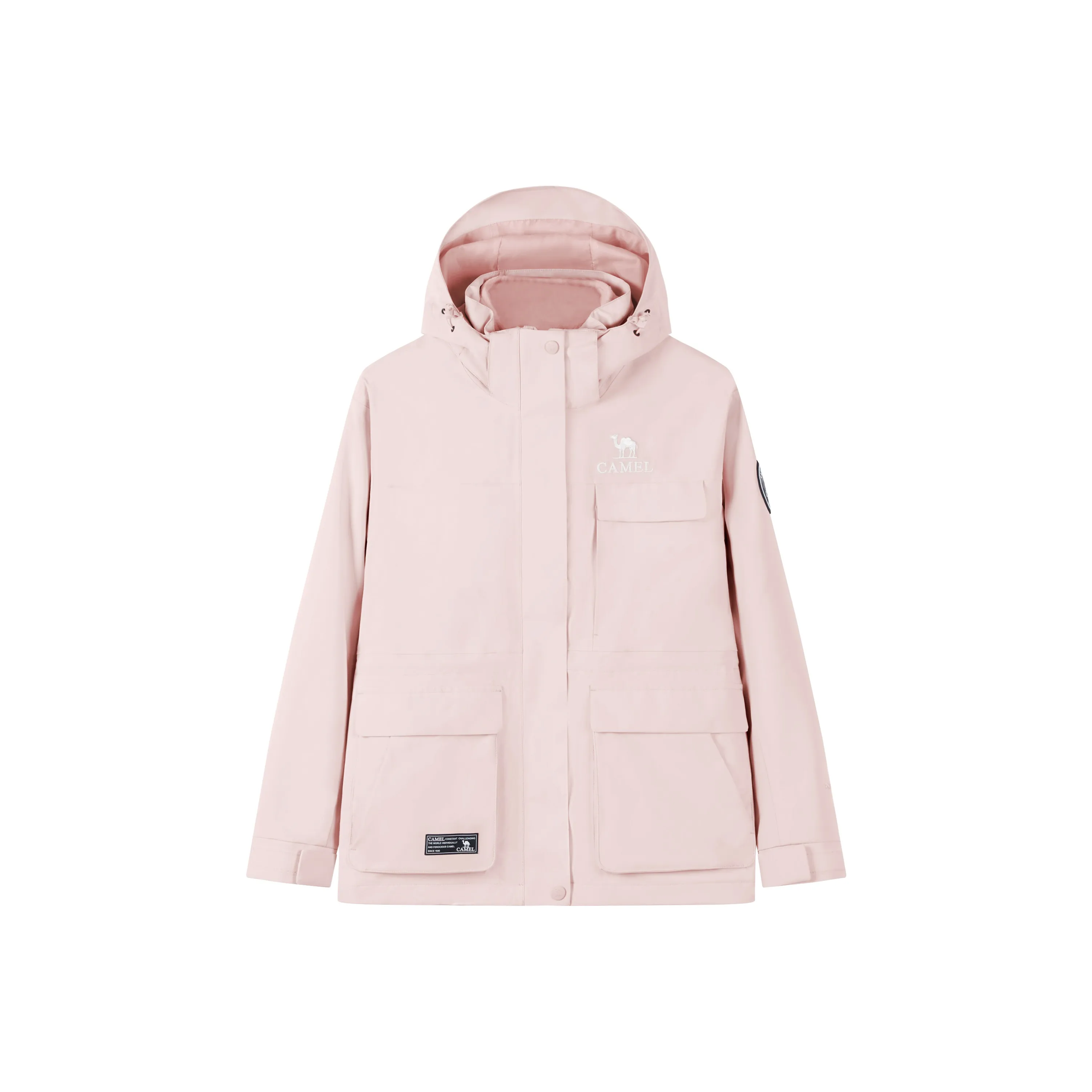 Верблюжий цвет Все Погода Городская жизнь Путешествие Коммутирование Офис Повседневный Ветровка Женские