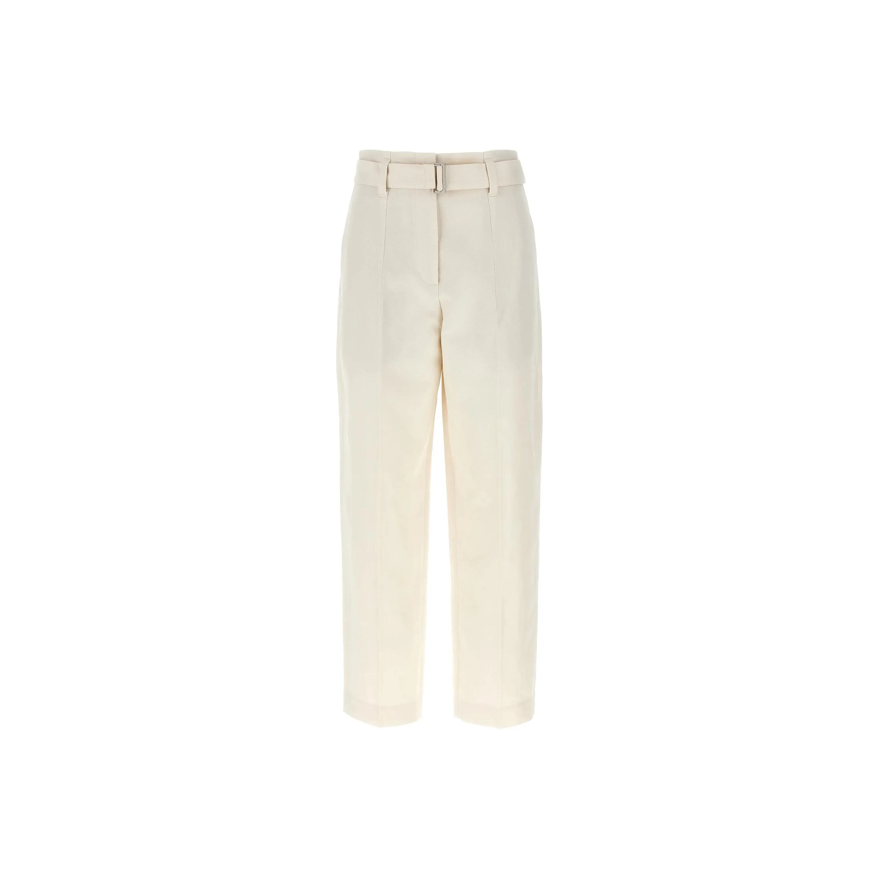Brunello Cucinelli High Waist Belted Trousers