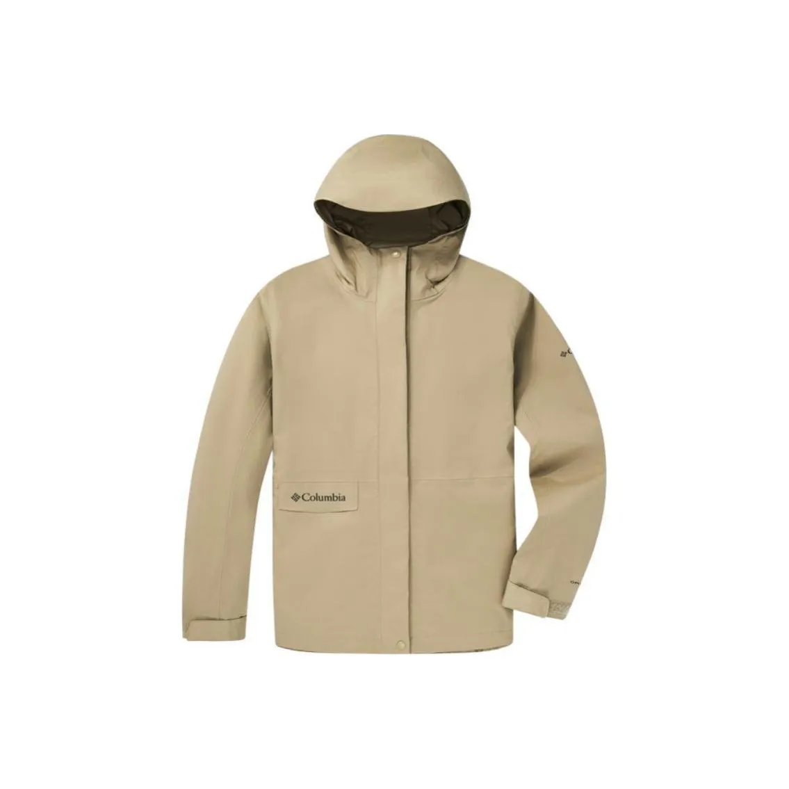 Columbia Поход Водонепроницаемый и Ветрозащитный Ветровка Женские Светло-коричневый