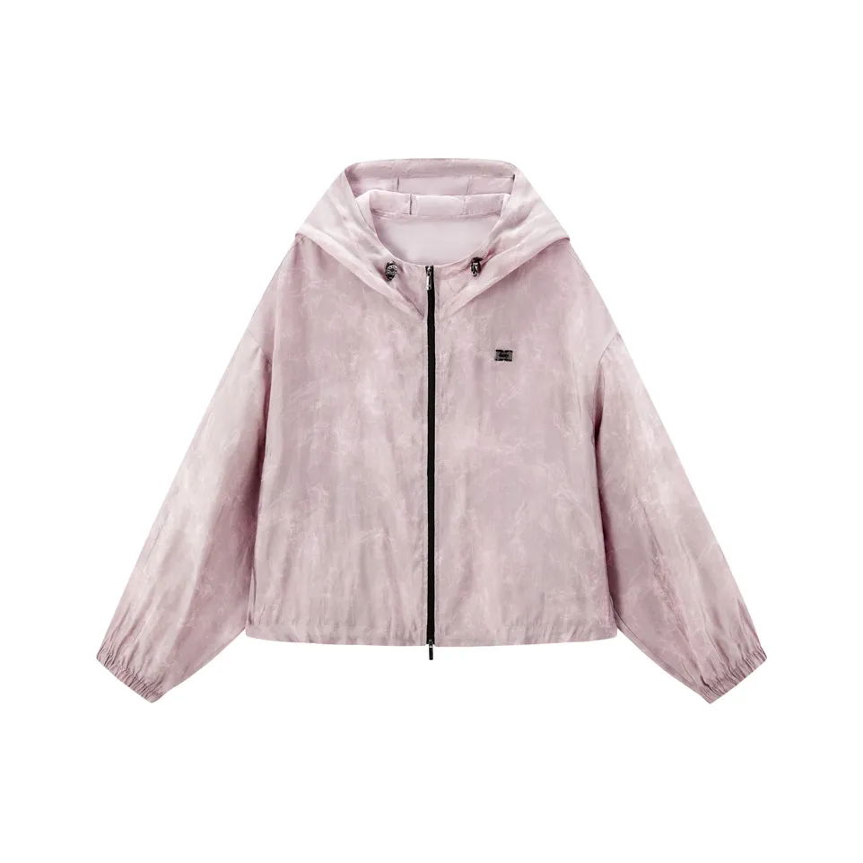 PEACEBIRD Cropped Jacket Women's Ballet Pink