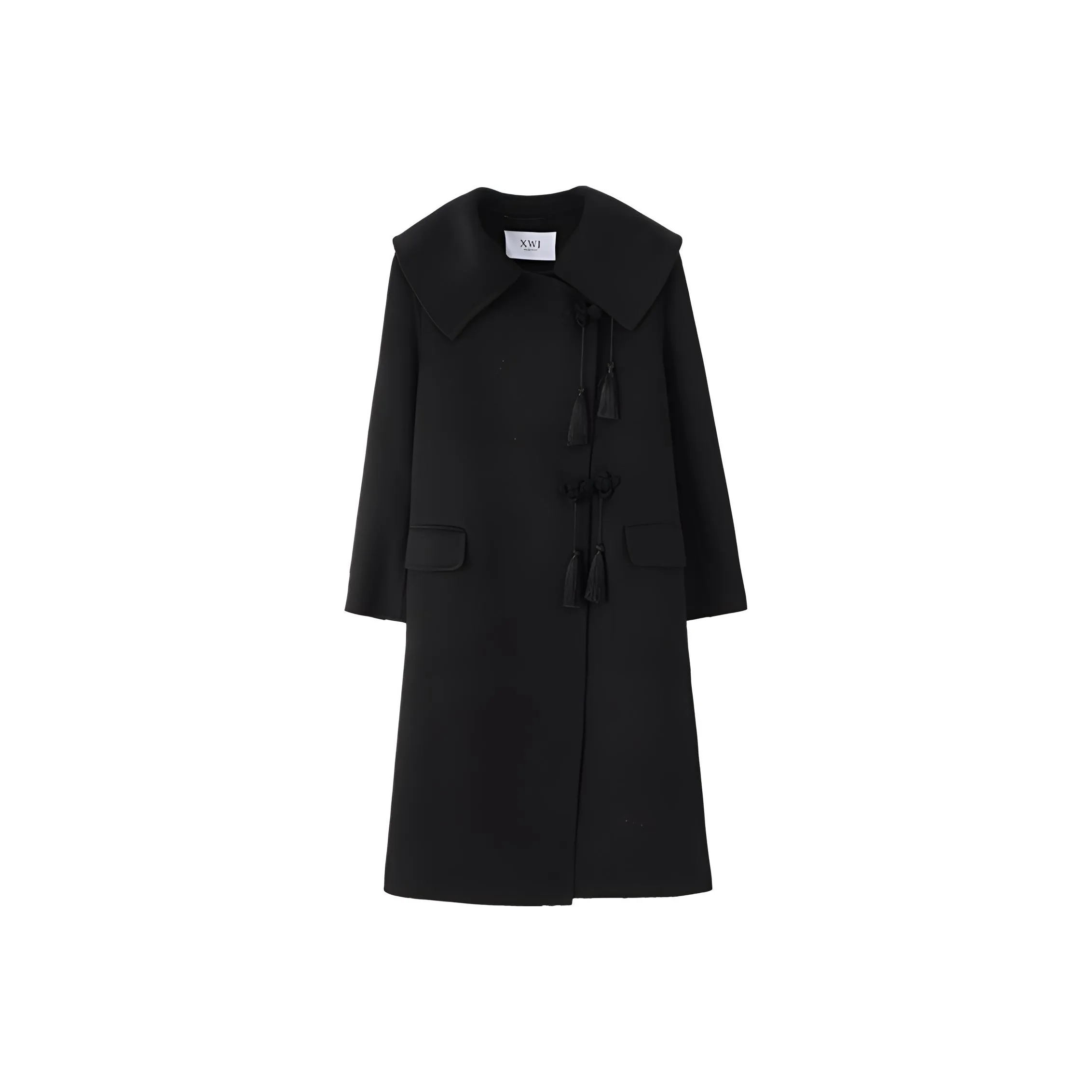 XWI Черное Женское Пальто