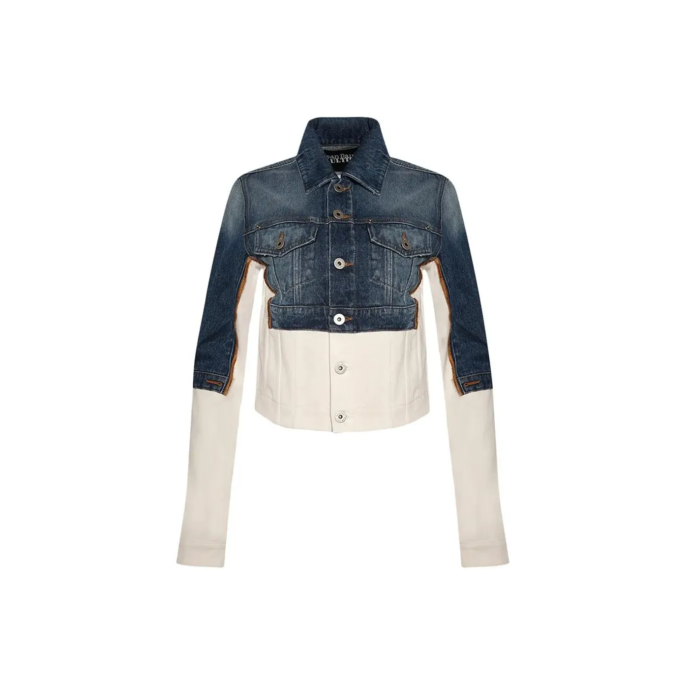 video nike sportswear dirk nowitzki air force Petit Grand Denim Jacket 'Ecru/Vintage Blue'
