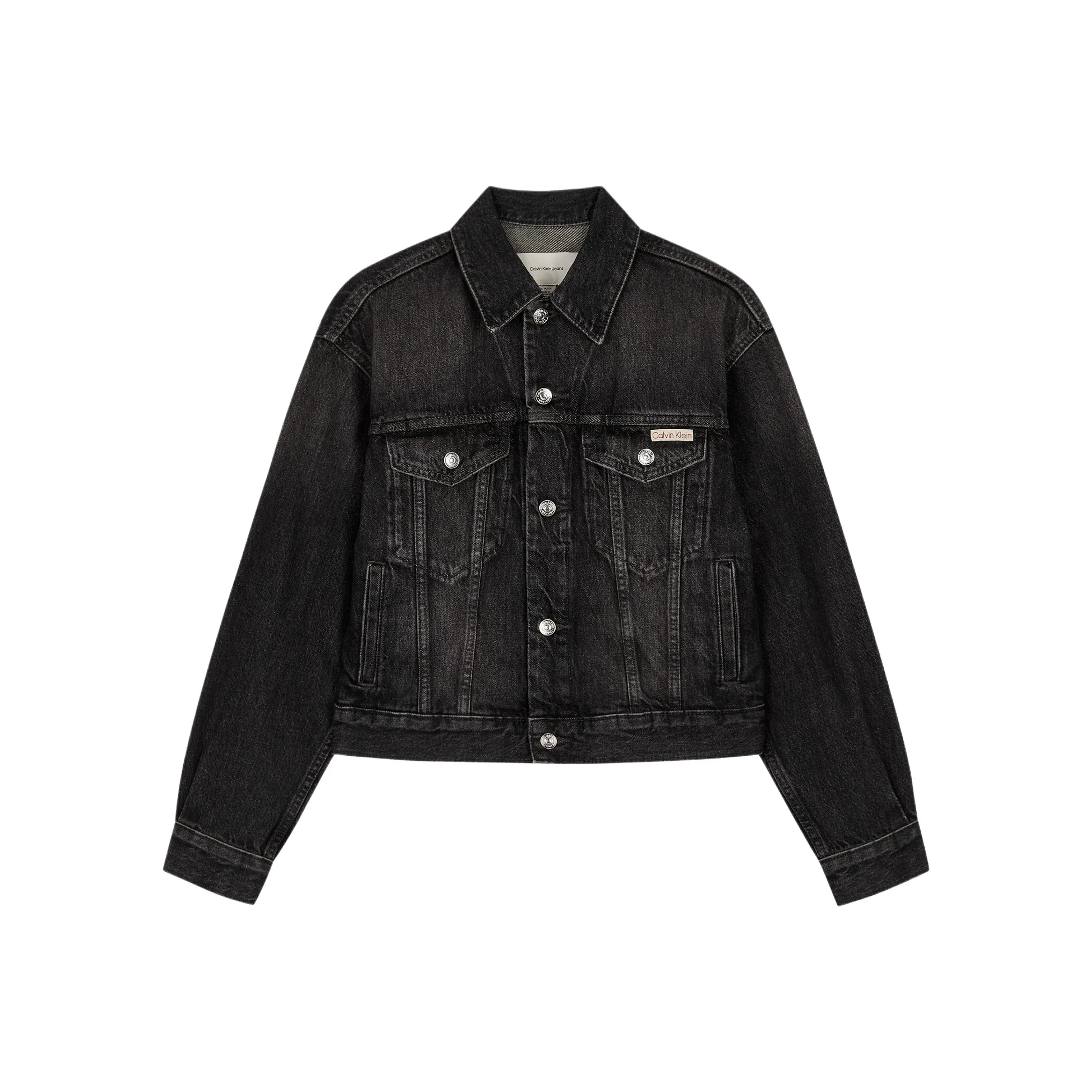 CALVIN KLEIN Denim Jacket Women's Black
