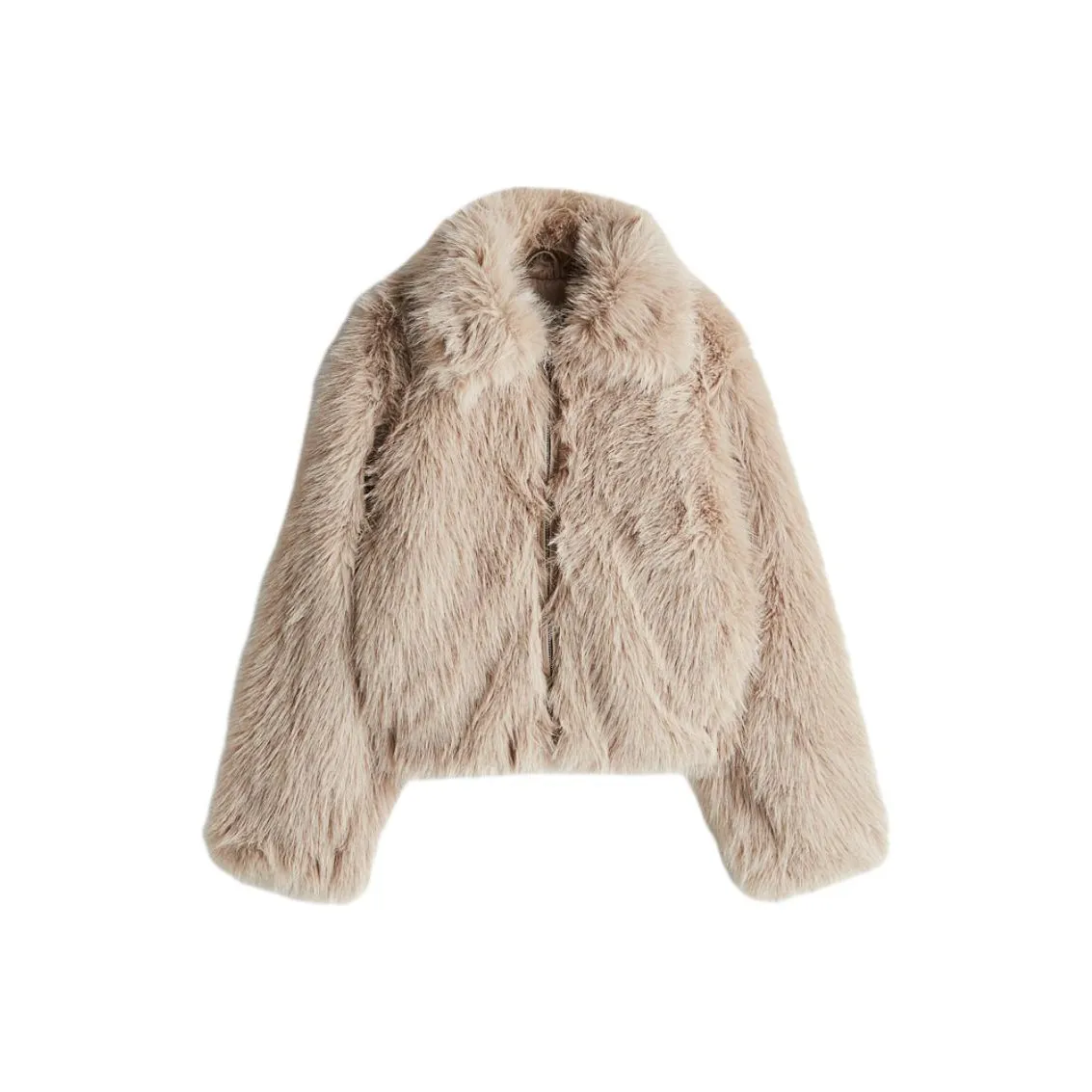 H&M Velvet feel Coat Women's Beige