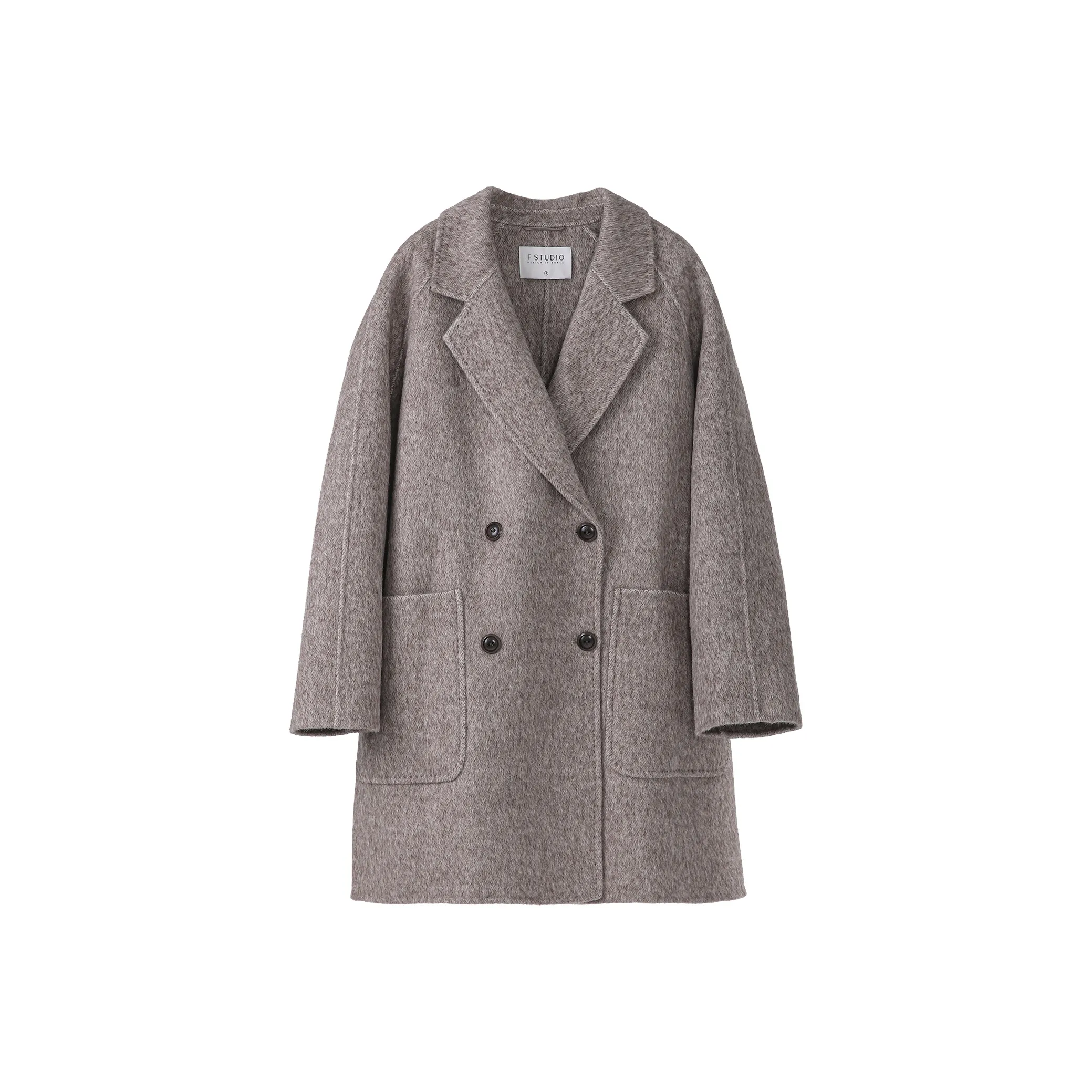 Fstudio Velvet Feel Пальто Женское Серое