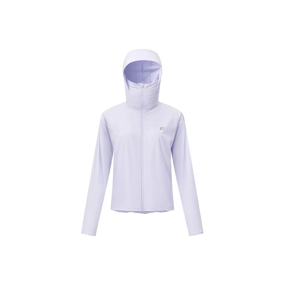 XTEP Breathable UV Protection Sun Protection Clothing Women's Sheer Purple