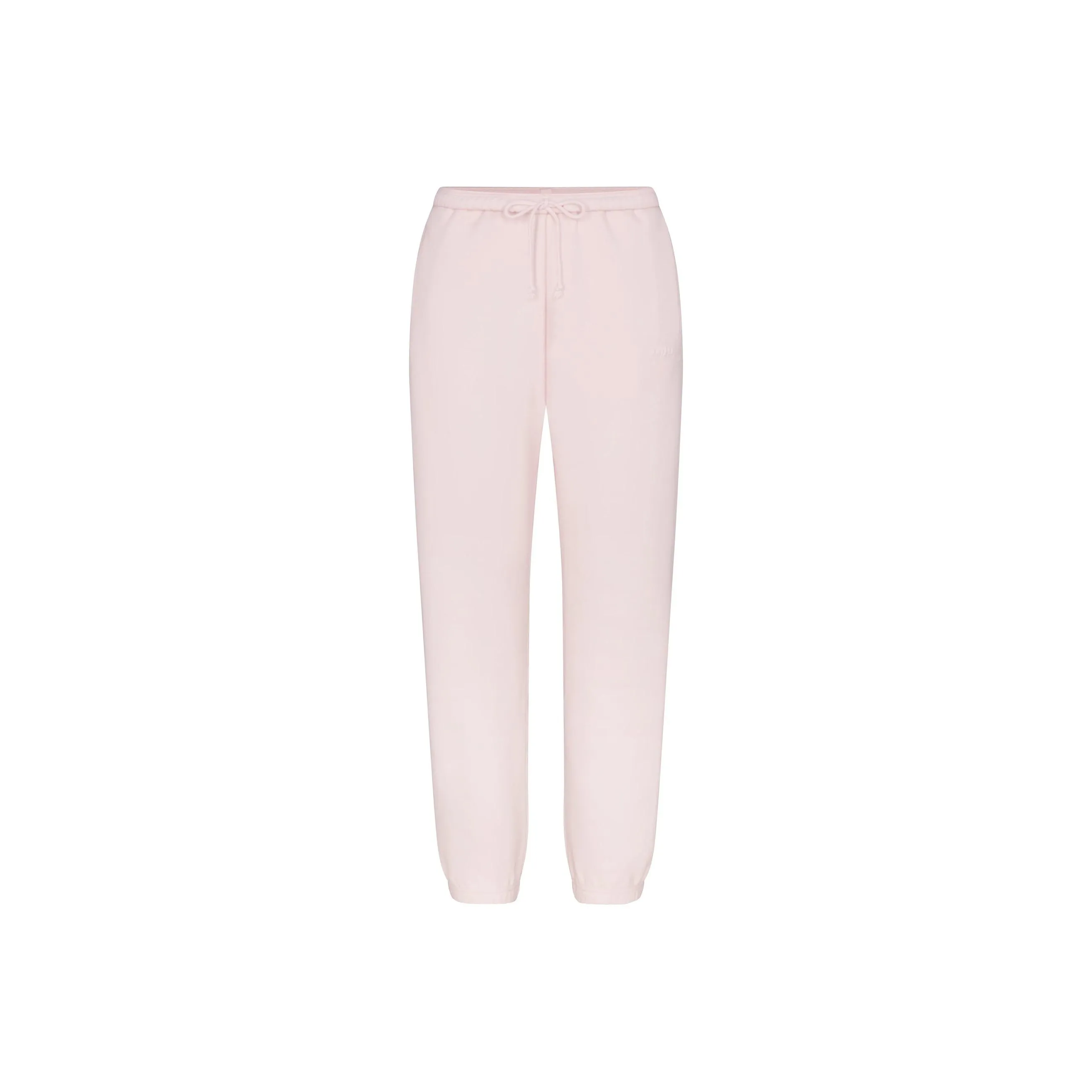 SKIMS Valentine's Day Collection SS25 Cotton Fleece Classic Jogger Casual Pants Women's Barely Pink Light Pink