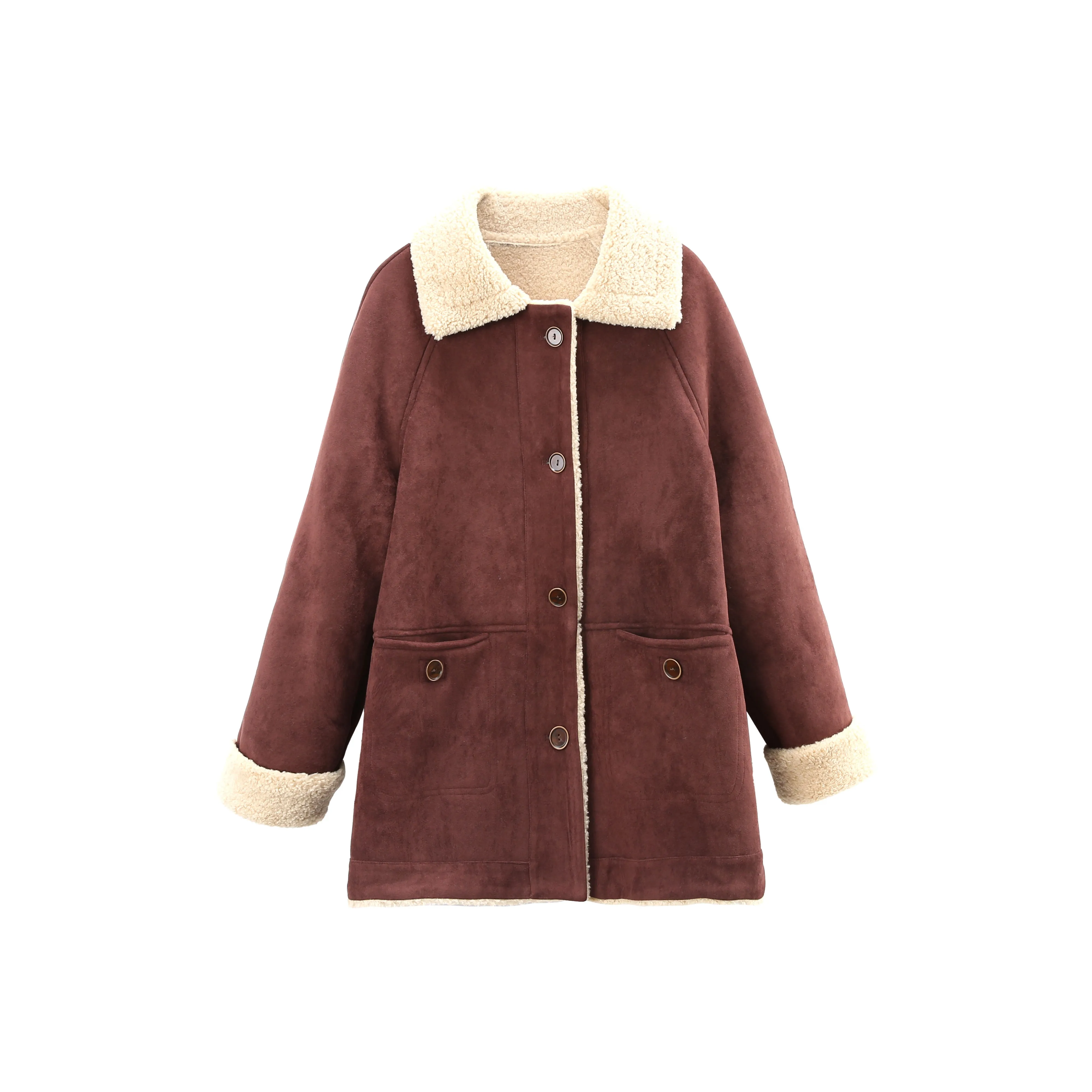 A paradise for awakening Мех Женские Шоколад