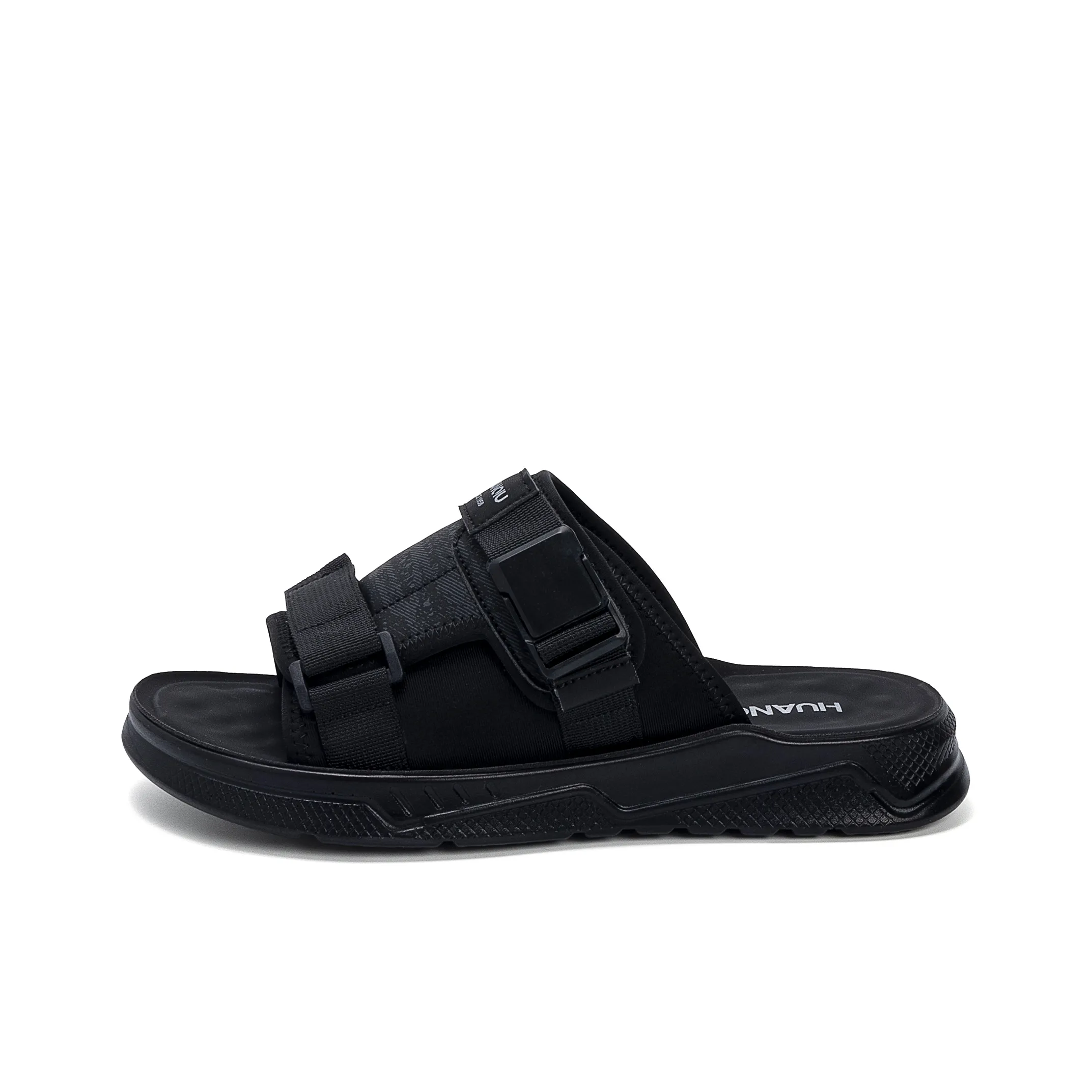 HUANQIU ПУ (полиуретан) Полиуретан Устойчивый к истиранию Слипоны Мужские Черные