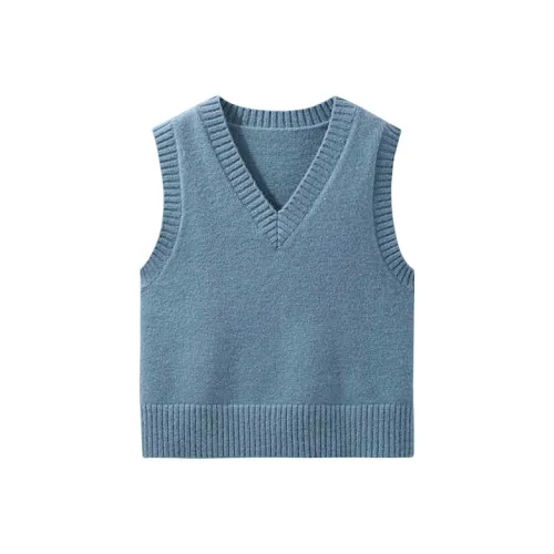 Small grains Синий Женские Жилеты