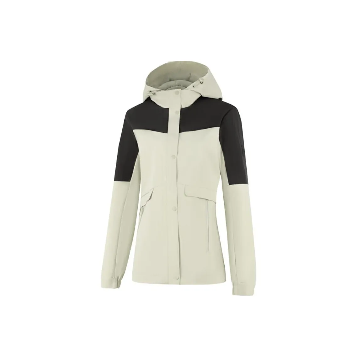 LINING Тренчкот Женский Фарфоровый Бежевый Обсидиан Серый