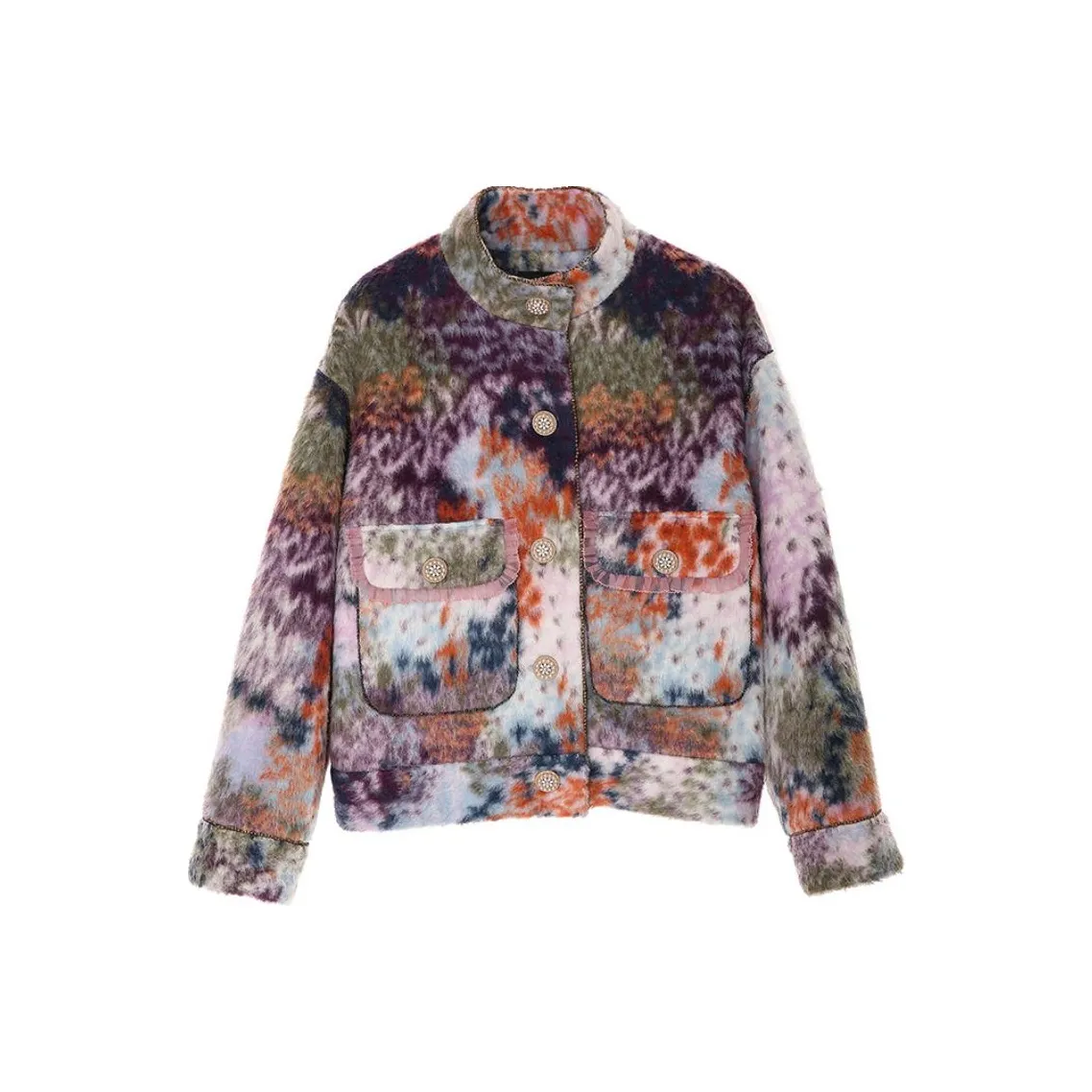 LIANCAN Фиолетовое Женское Пальто