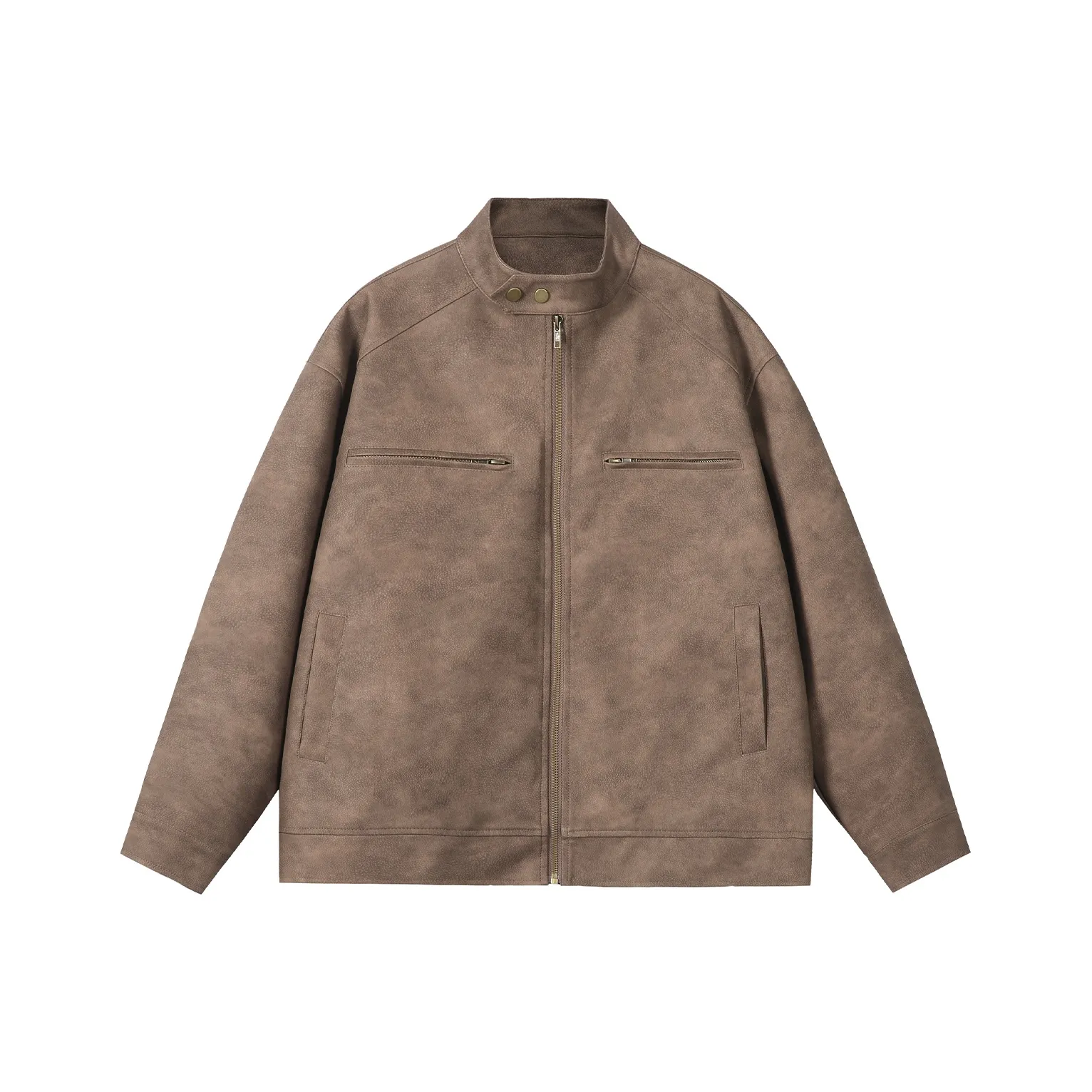 NANDCHN Leather Jackets Unisex