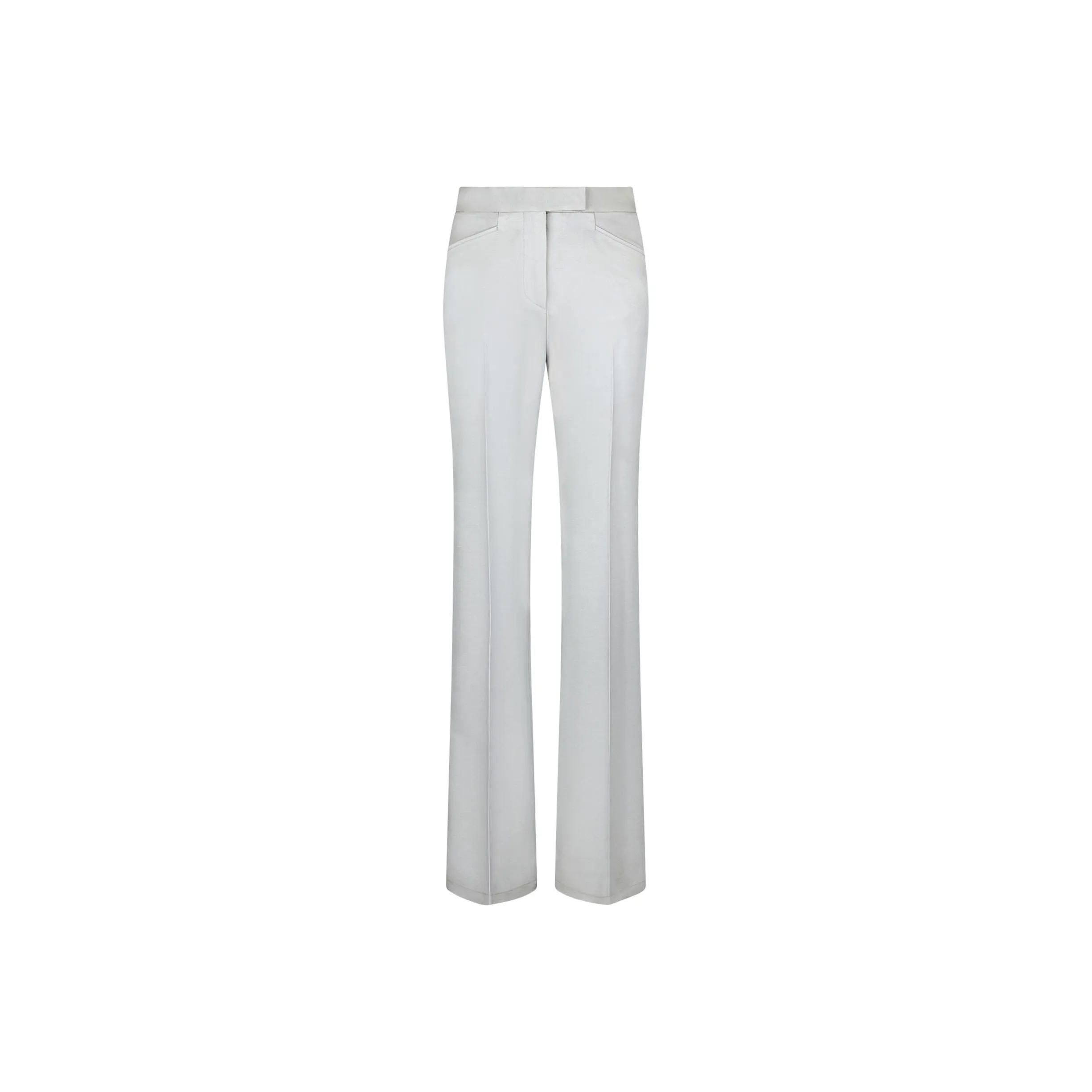 TOM FORD Lustrous Barathea Tailored Tuxedo Wide Leg Pants
