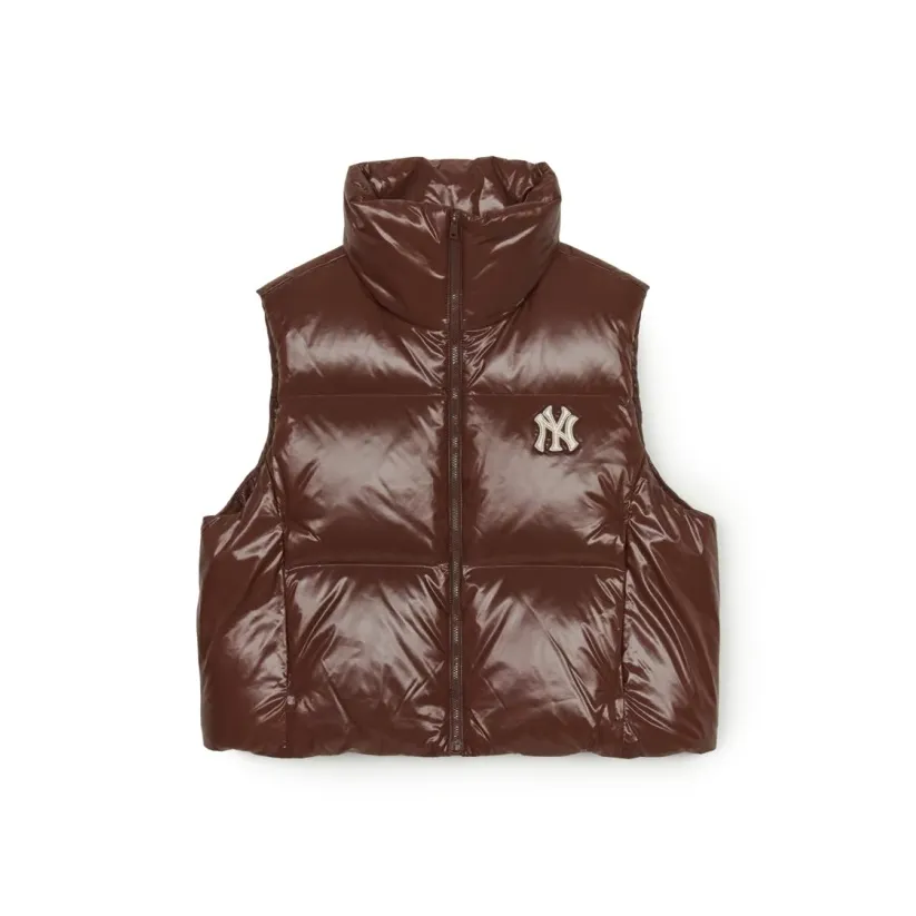 Mlb Base Logo New York Yankees Жилет Женские Коричневый