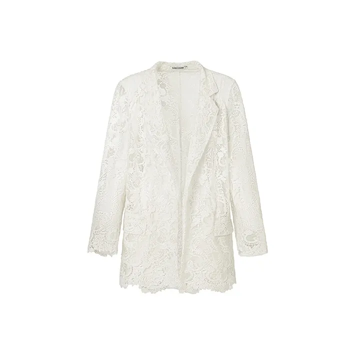 LEDIM WANG Белый Женские Офисные Костюмы