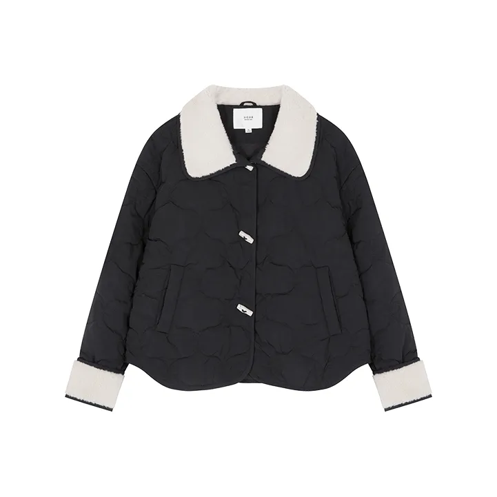 Mo Han Yi Mei Хлопковый пуховик женский черный белый