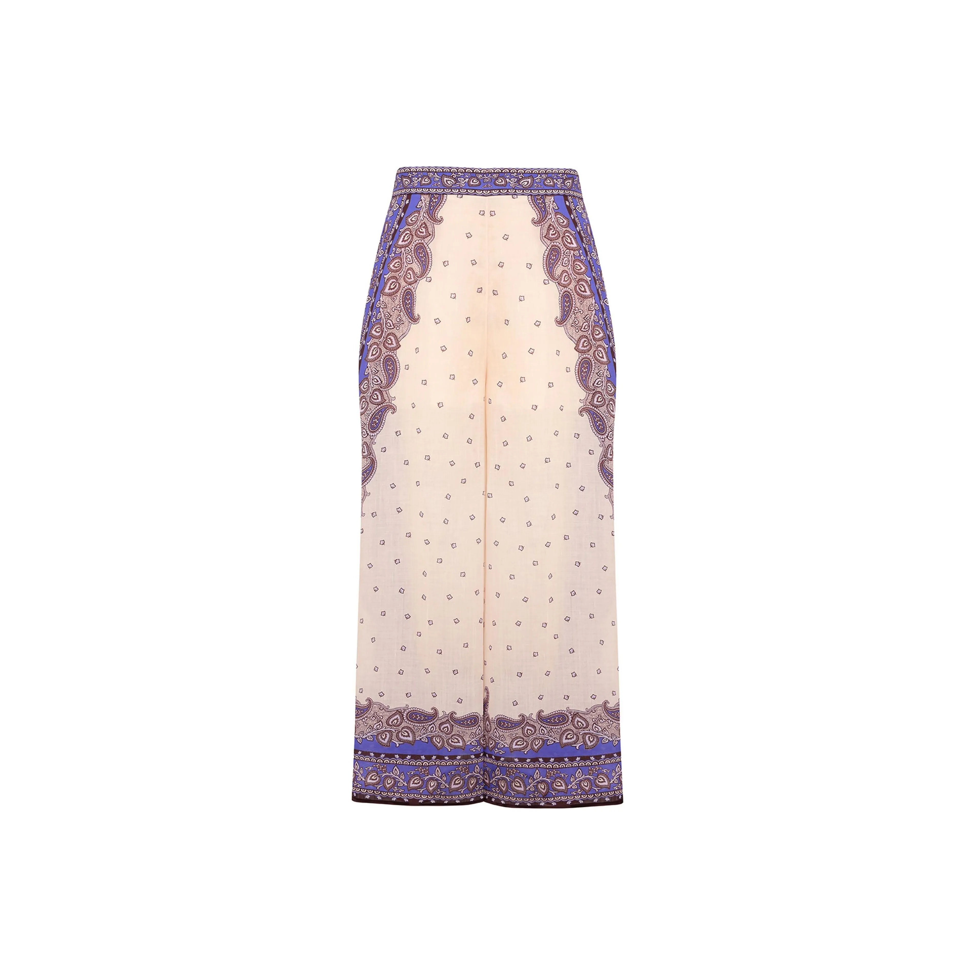 Zimmermann Maxine Wide Leg Cropped Pants