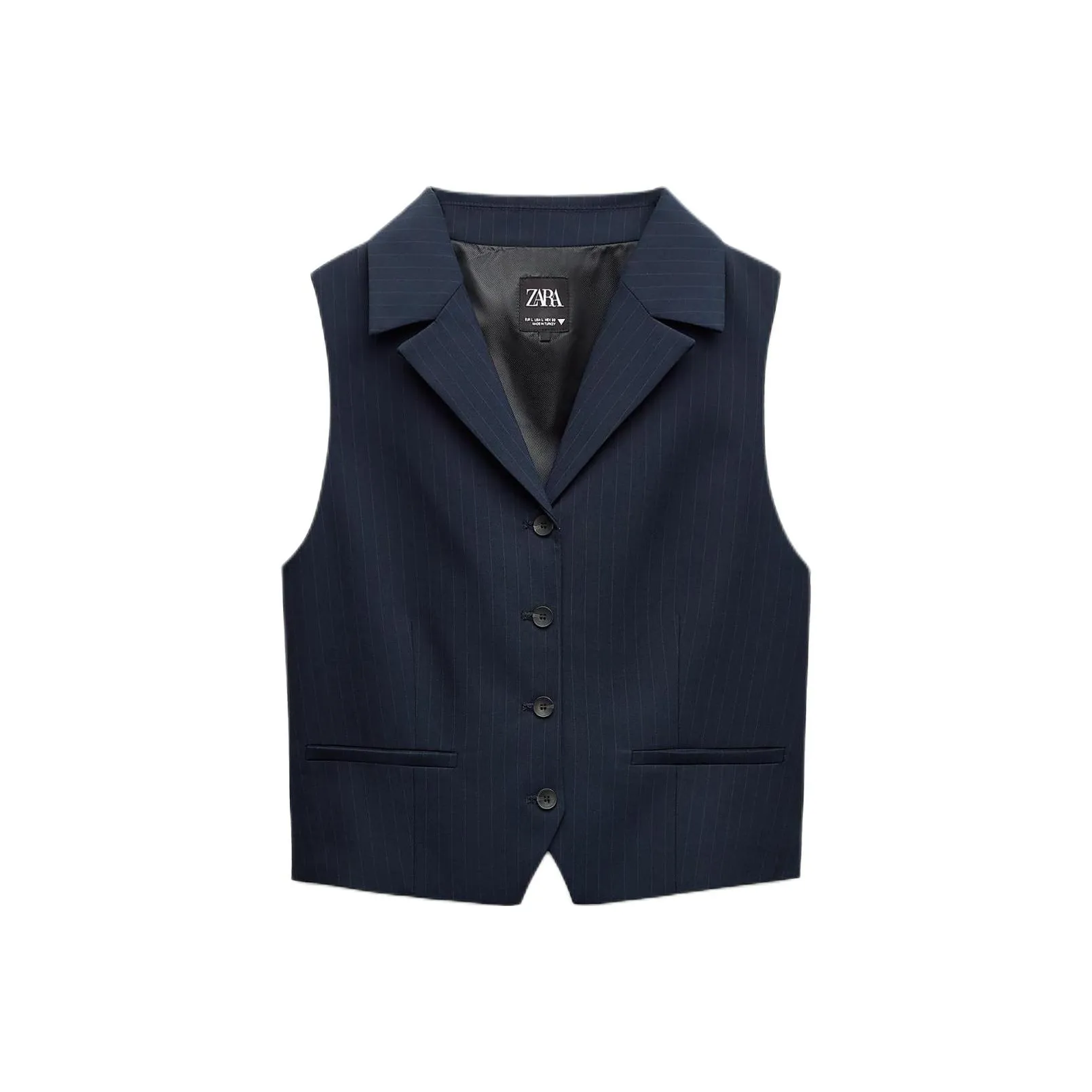 ZARA Trf Vests Women's Sea Blue