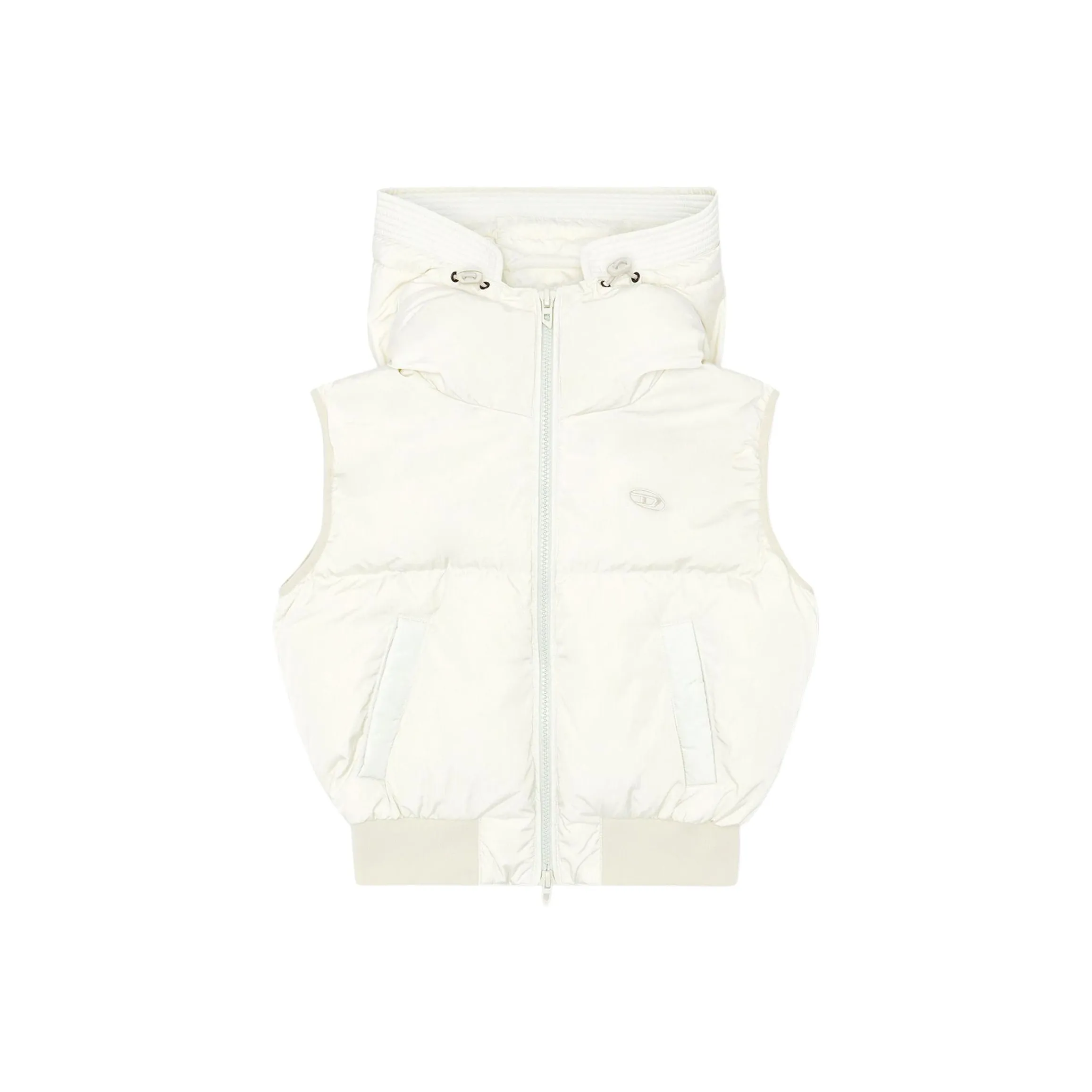 DIESEL Белый Женский Пуховый жилет