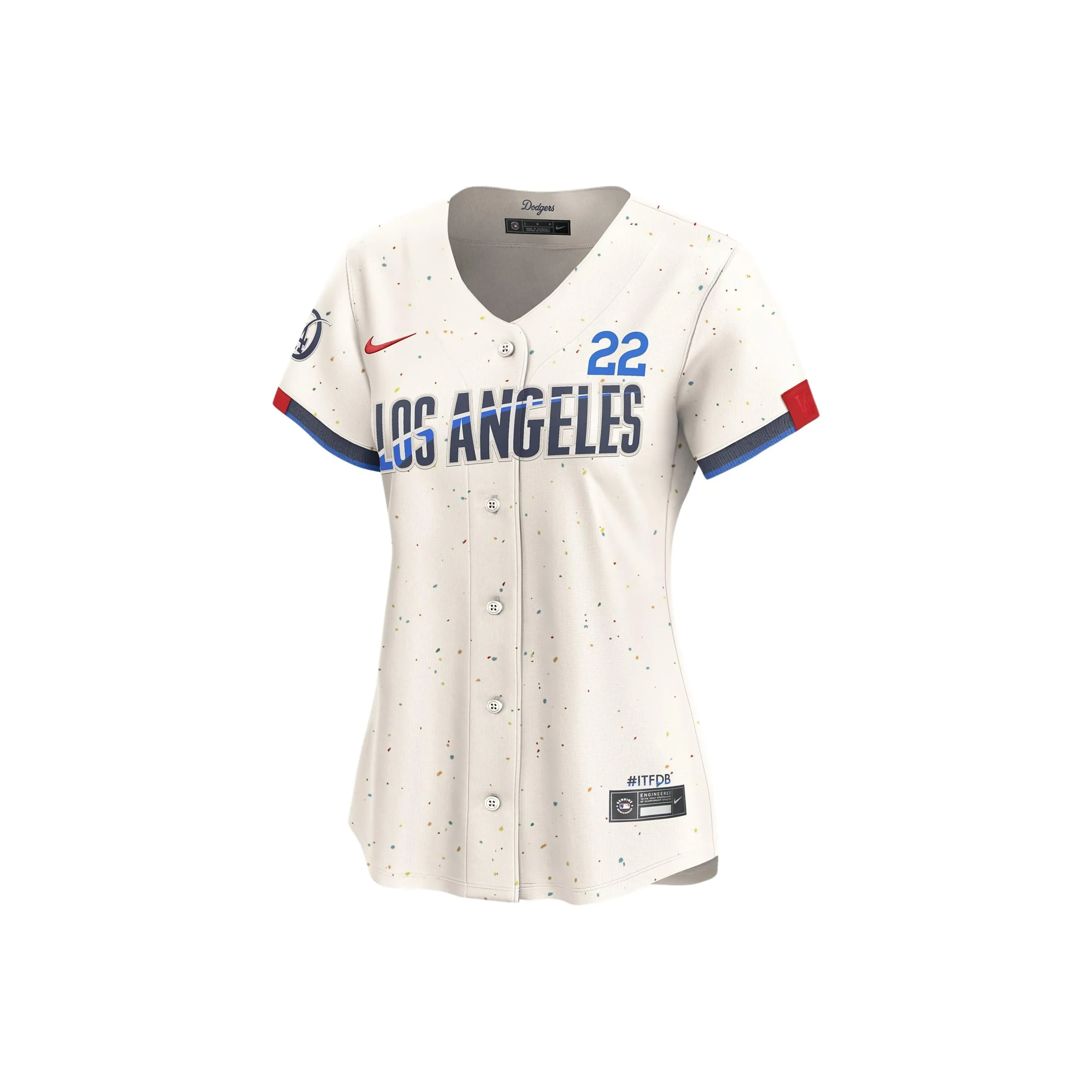 Nike Clayton Kershaw Los Angeles Dodgers City Connect Women's Nike Dri FIT Adv Mlb Limited Jersey