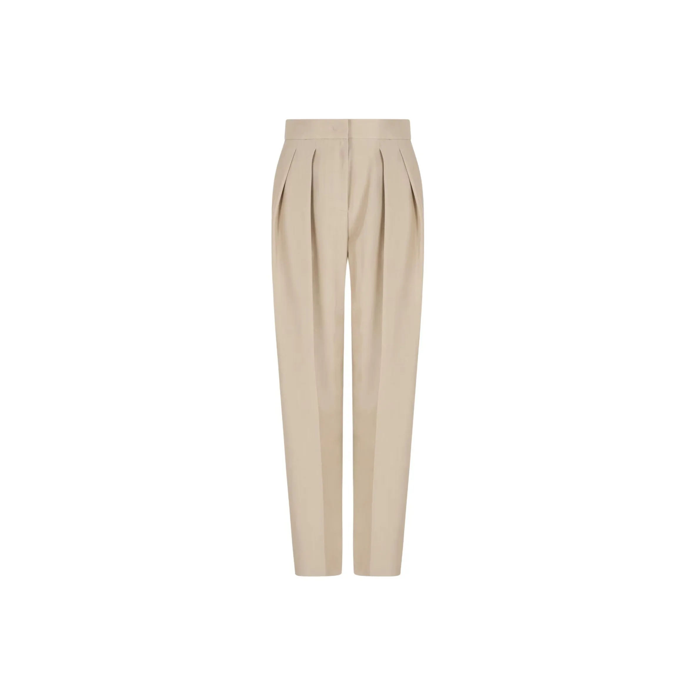 Emporio Armani Double pleat Silk shantung Trousers
