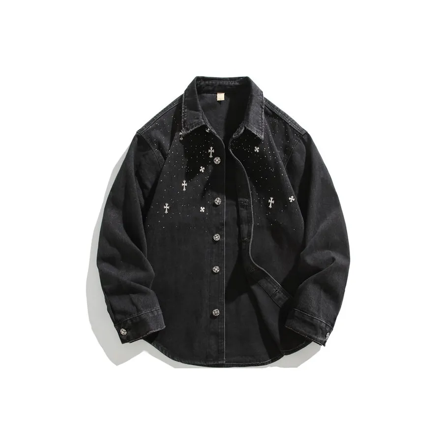 YPUT Черный Унисекс Джинсовые куртки