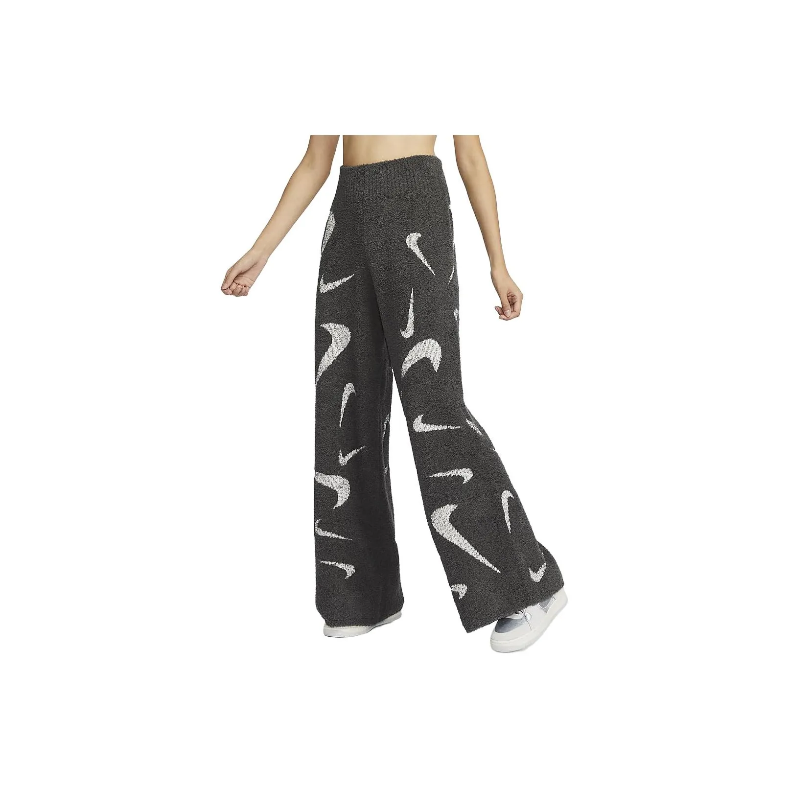 Nike SportsSalsa Phoenix Cozy Bouclé Casual Pants Women's Medium Gray